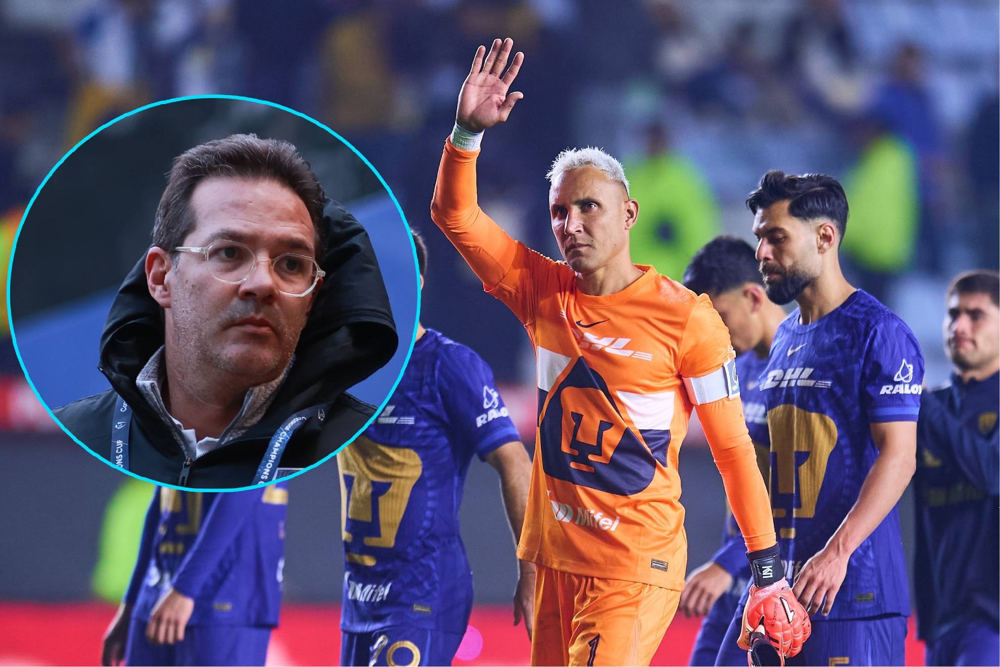 Keylor Navas, hasta ahora con solo seis meses de contrato en Pumas