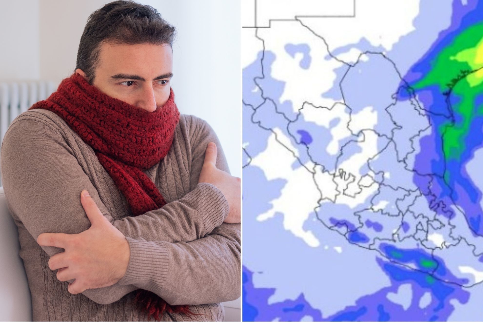 Protecci�n Civil emite aviso preventivo por Frente Fr�o 30 �Cu�les son los estados en los que m�s descender� la temperatura?