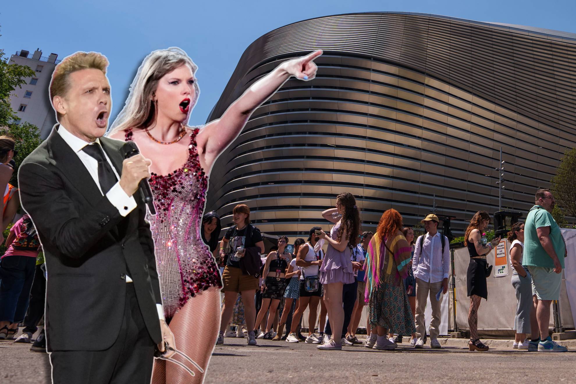 Luis Miguel y Taylor Swift, dos artistas que s� se presentaron en el inmueble de Chamart�n