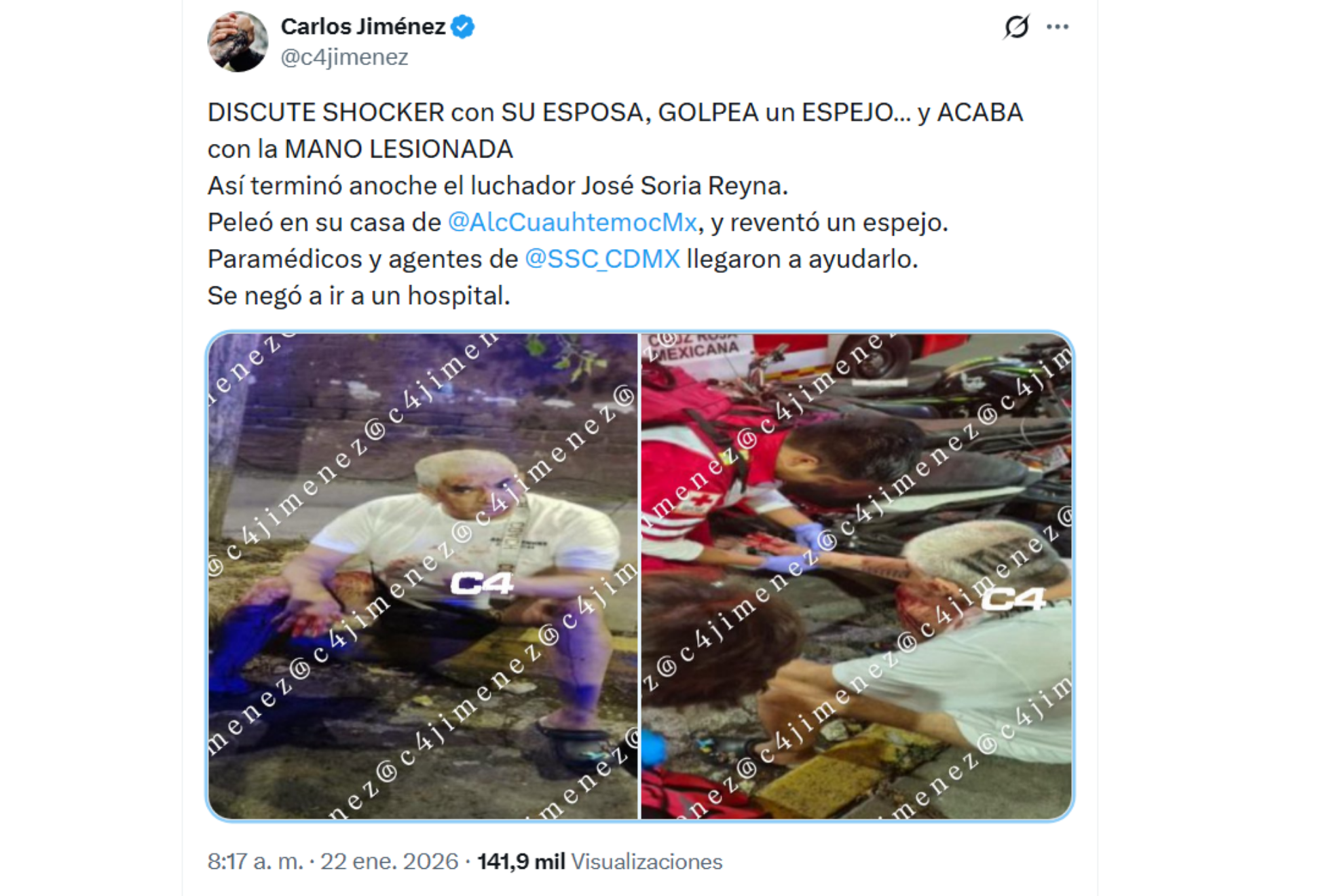 Los fans de Shocker expresaron su preocupaci�n