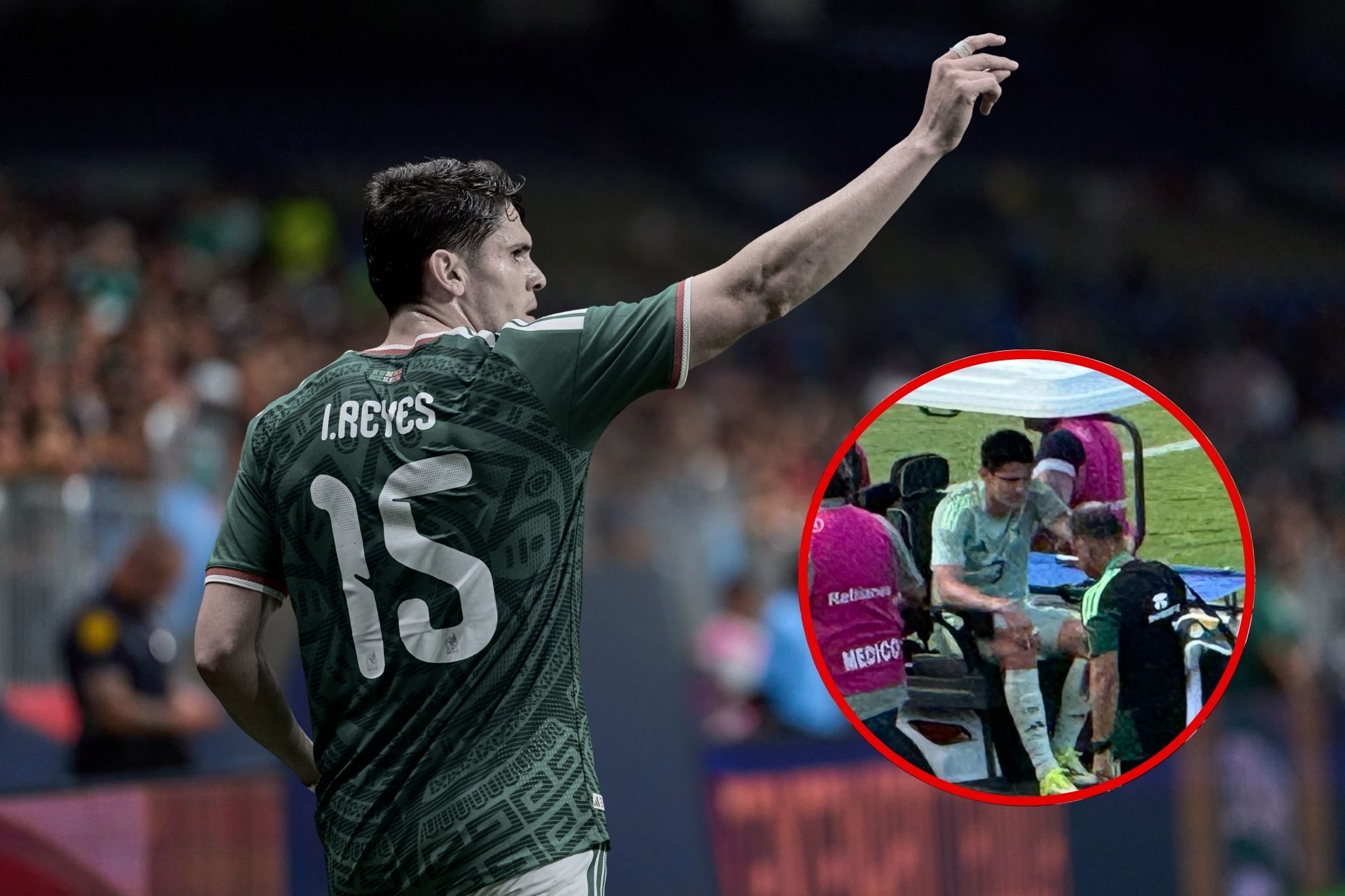 Am�rica y Jardine con malas noticias: Israel Reyes se lesiona con Selecci�n Mexicana en Bolivia