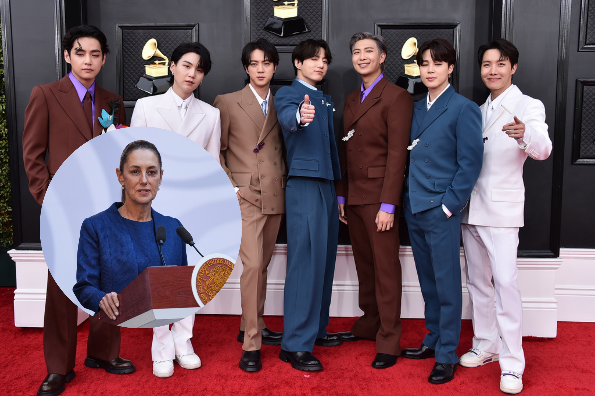 BTS ya es diplom�tico: Claudia Sheinbaum pide a Corea del Sur m�s conciertos en M�xico para los Armys