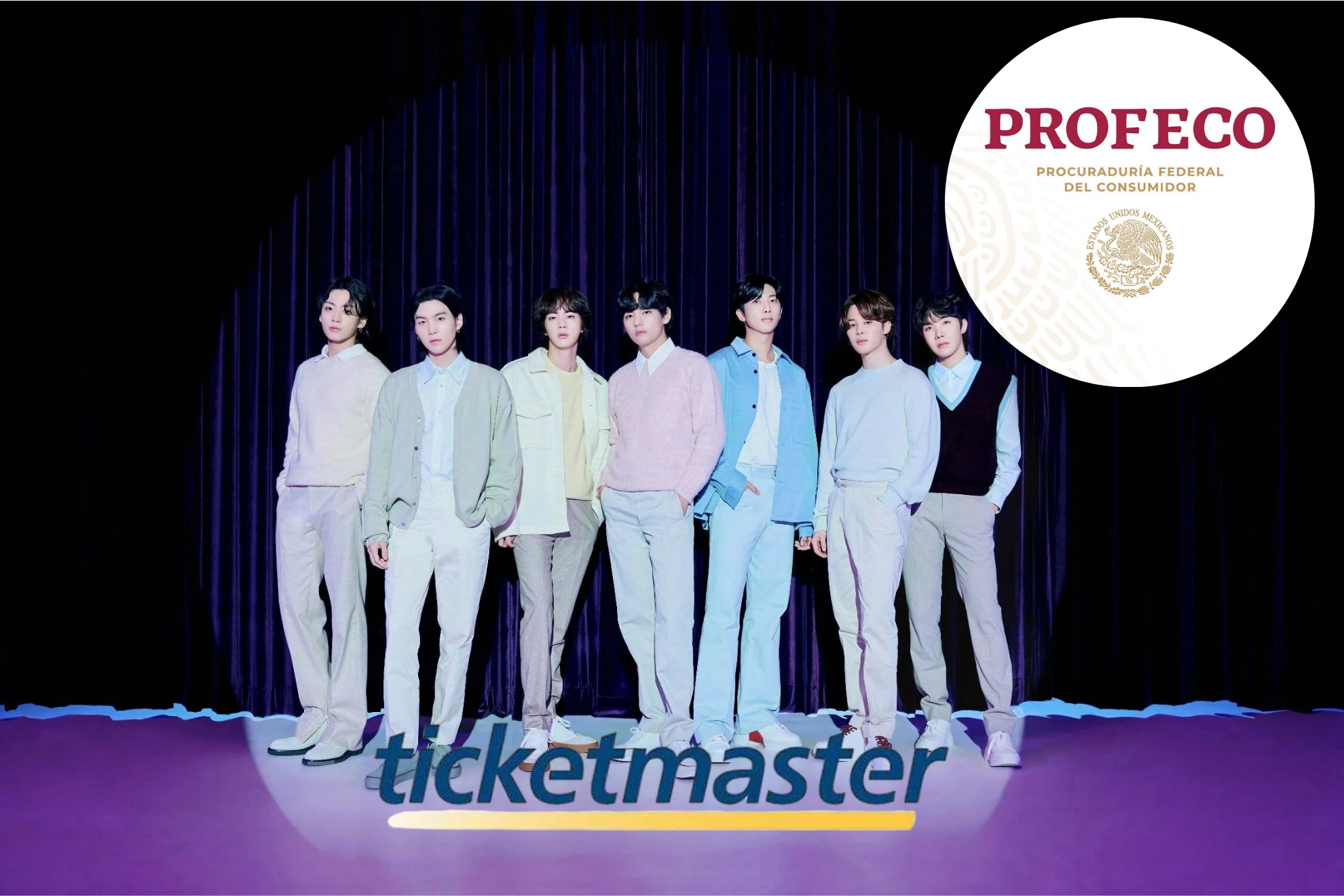 Profeco con procedimiento legal contra Ticketmaster por opacidad en venta de boletos para conciertos de BTS