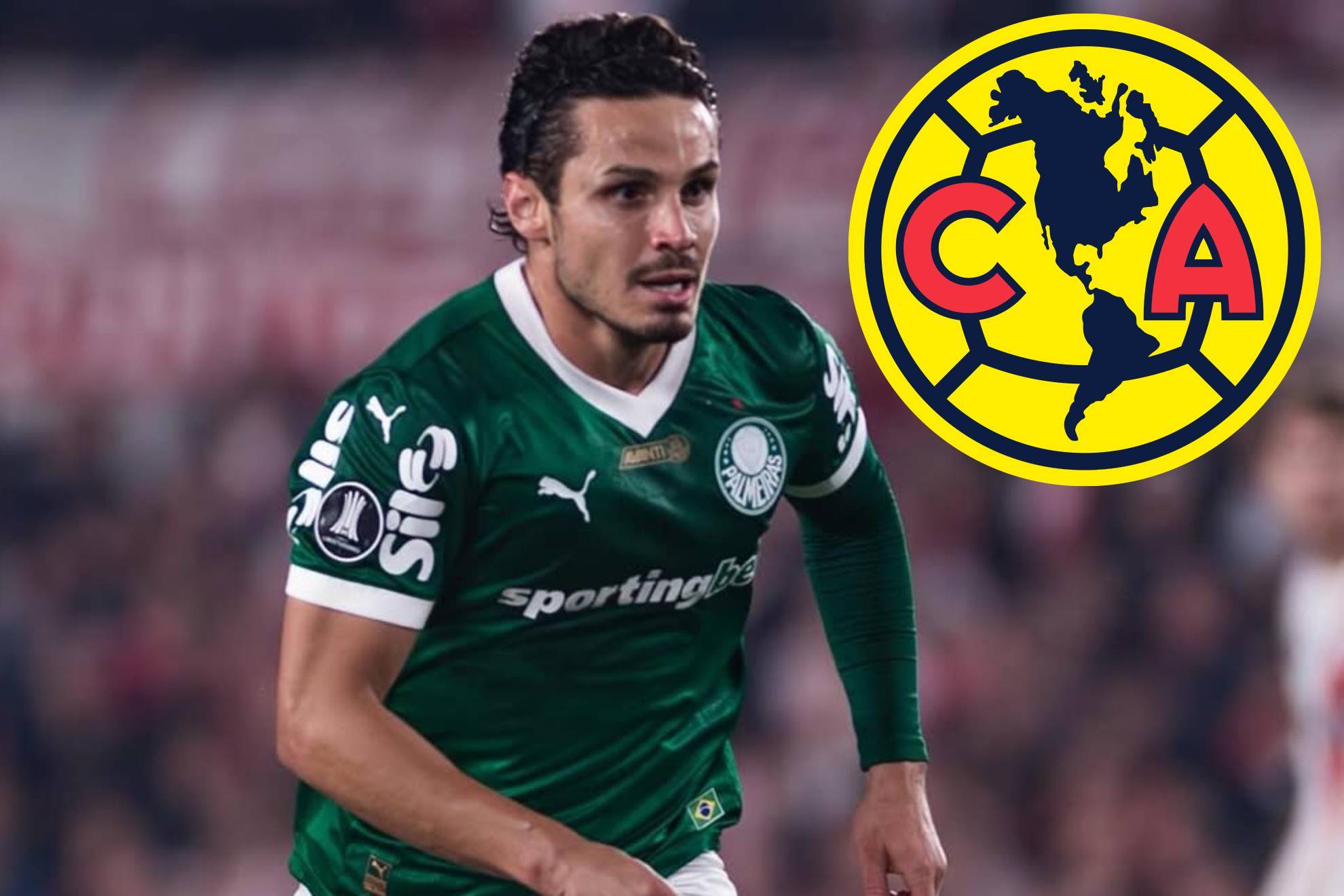 Raphael Veiga Club Am�rica Liga MX Palmeiras