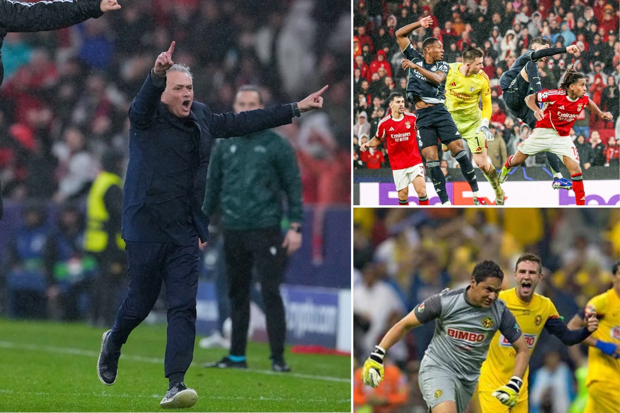 Mourinho vence al Madrid y Benfica se mete en Play offs con gol a lo Mois�s Mu�oz