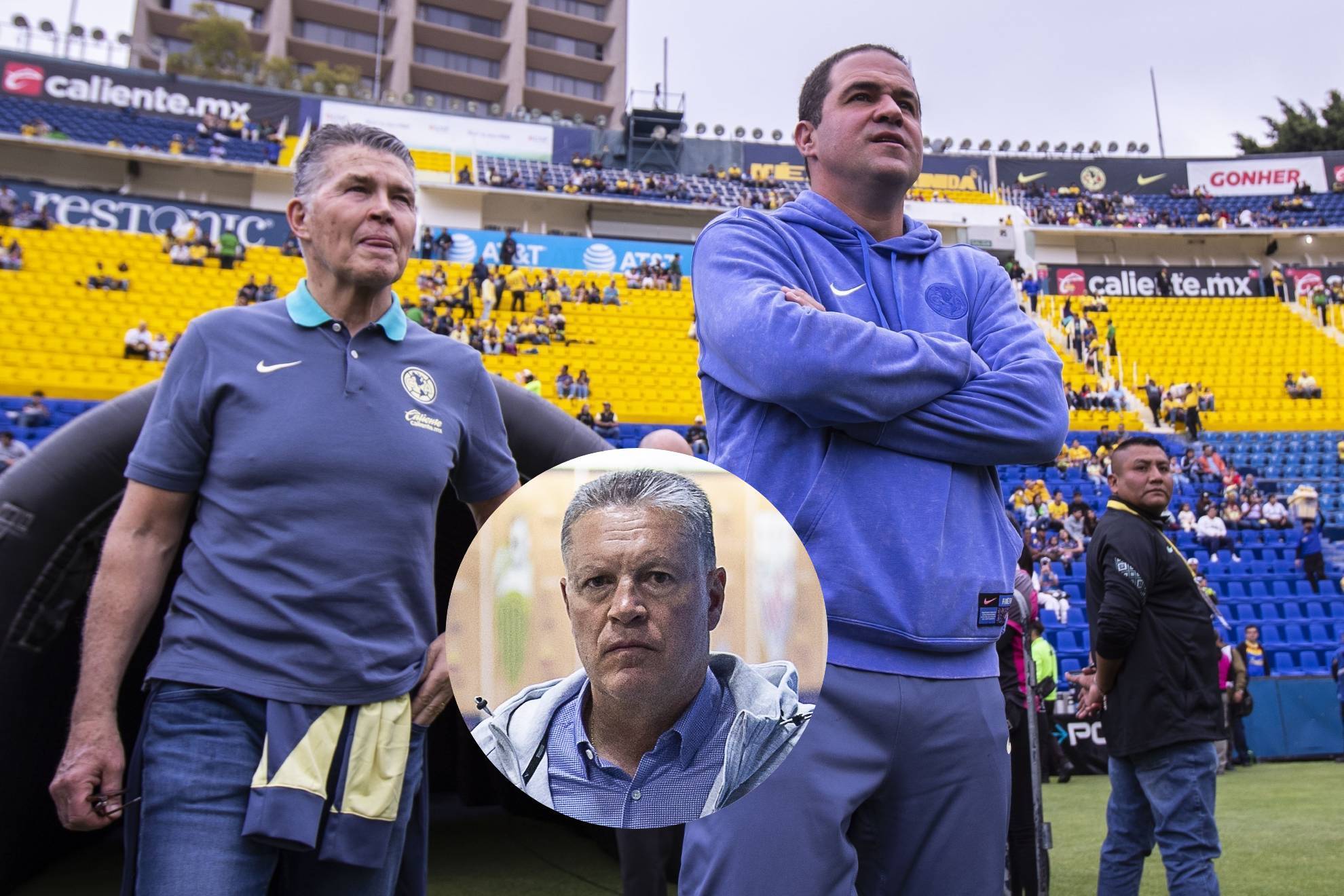 H�ctor Gonz�lez I��rritu, Andr� Jardine y Ricardo Pel�ez.