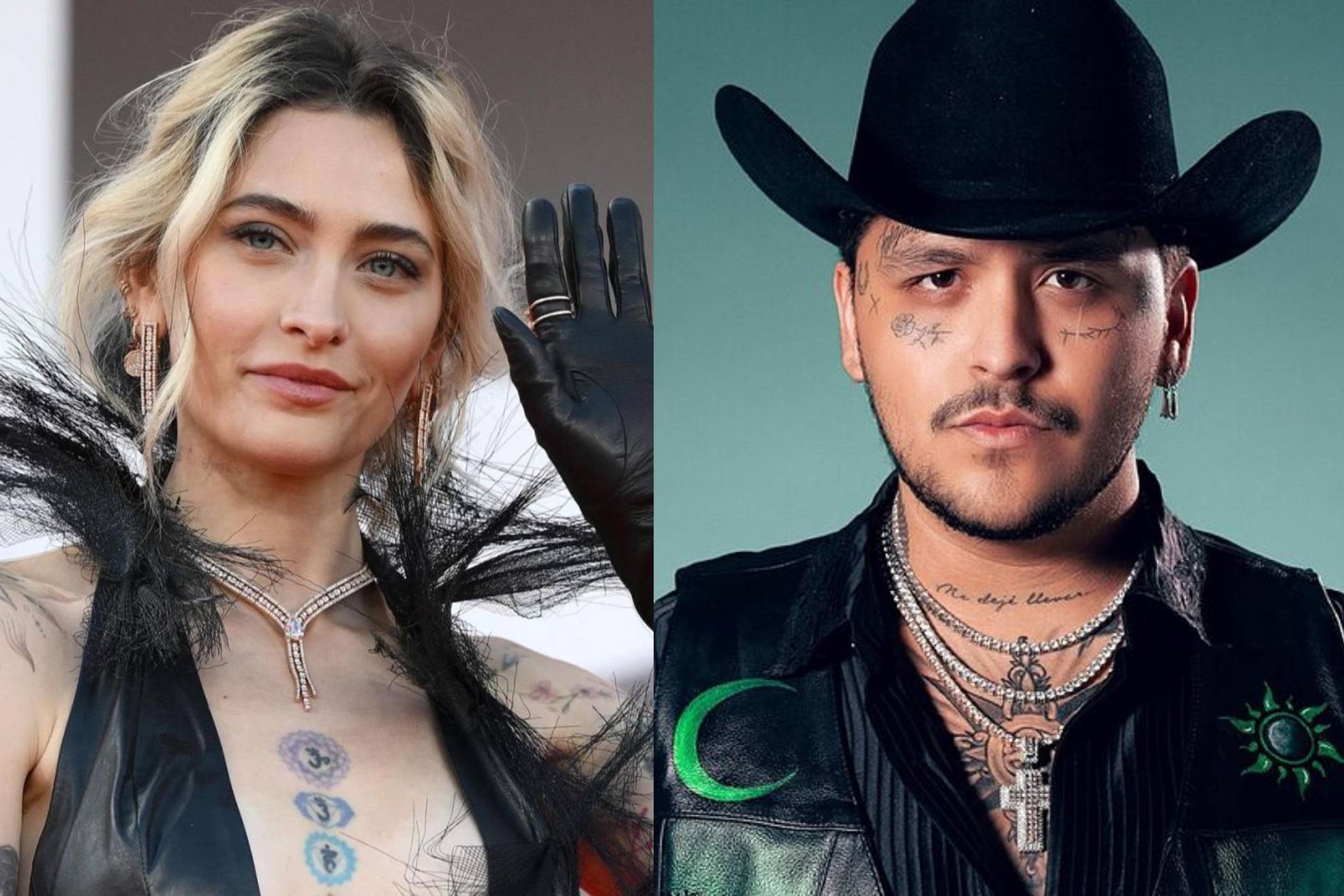 Paris Jackson, hija de Michael Jackson, es sorprendida como fan de Christian Nodal