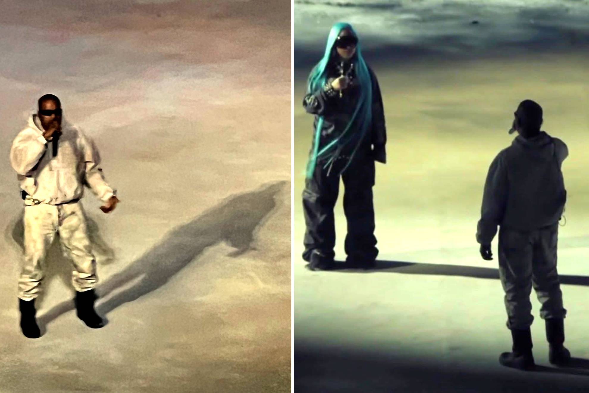 Kanye West y North West |