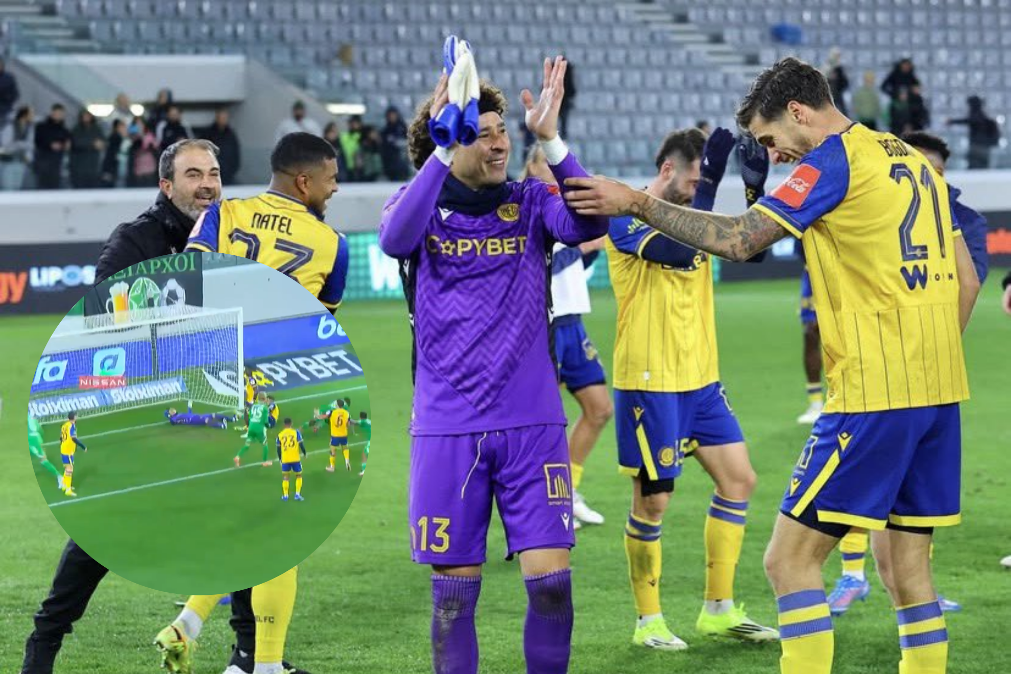 Goles y resumen AEL Limassol vs Aris