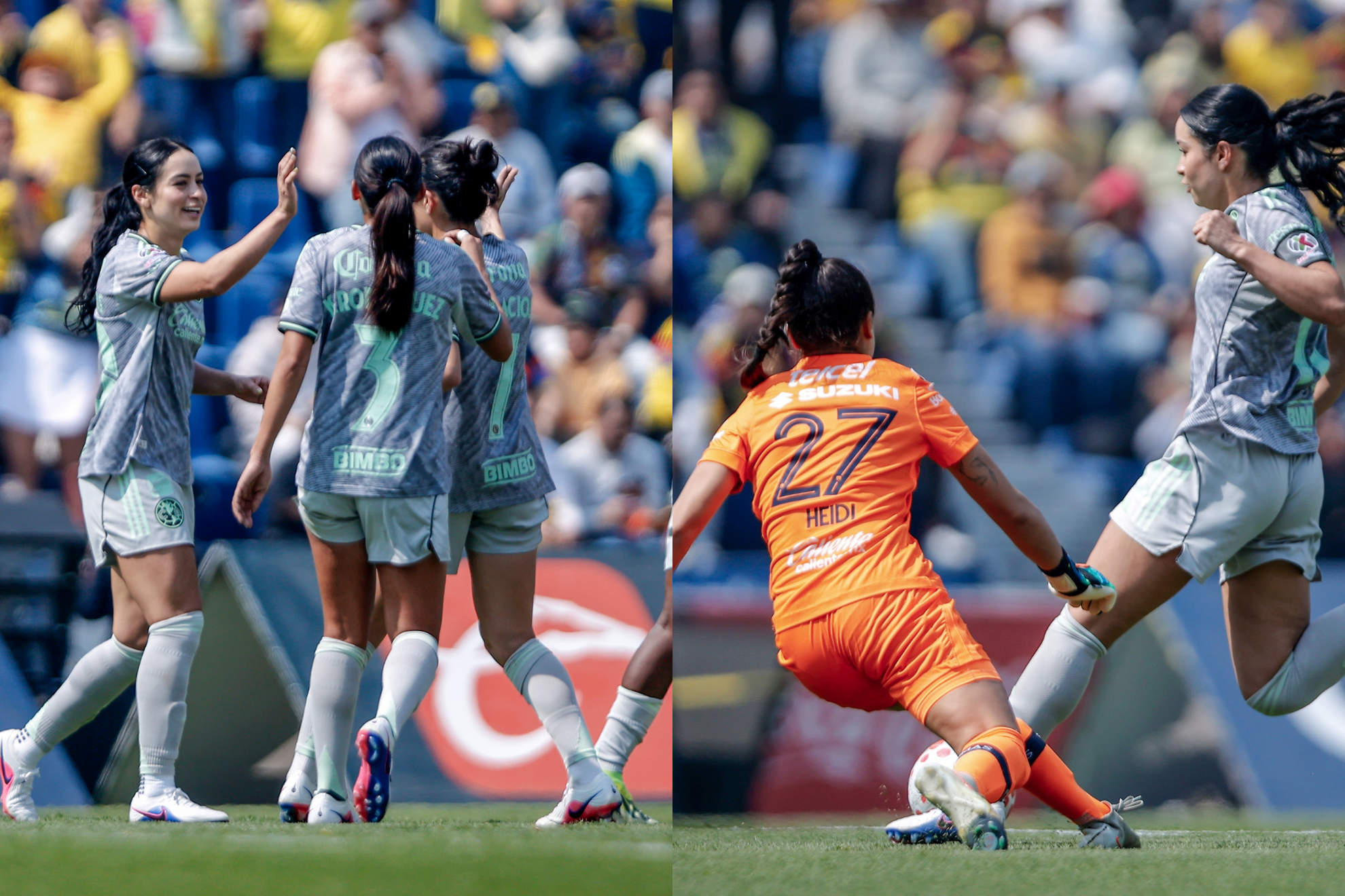 Goles y resumen Am�rica Femenil vs Pumas: Scarlett Camberos anota golazo y lidera la victoria en el cl�sico capitalino