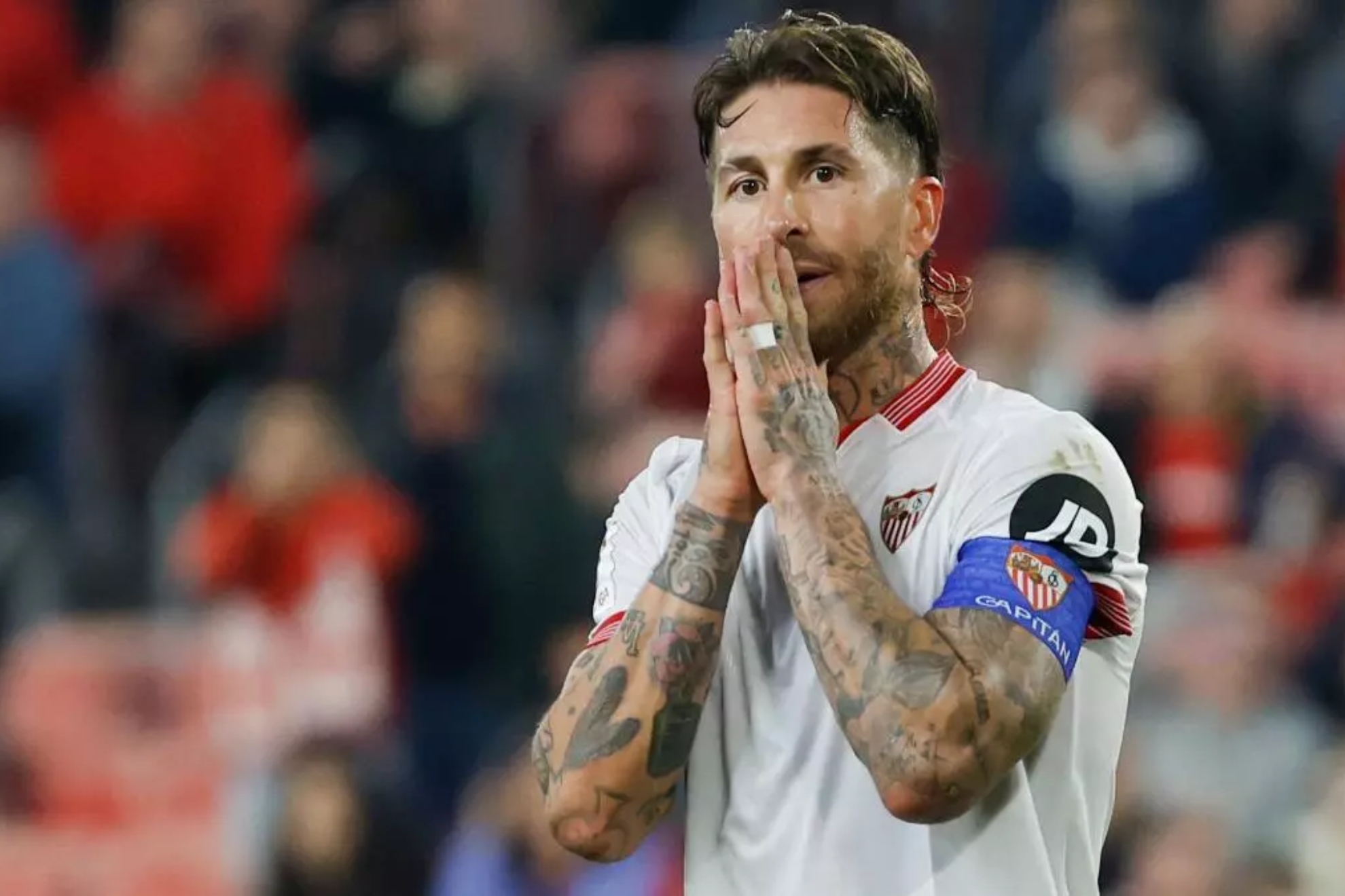 Sergio Ramos, en su etapa en el Sevilla