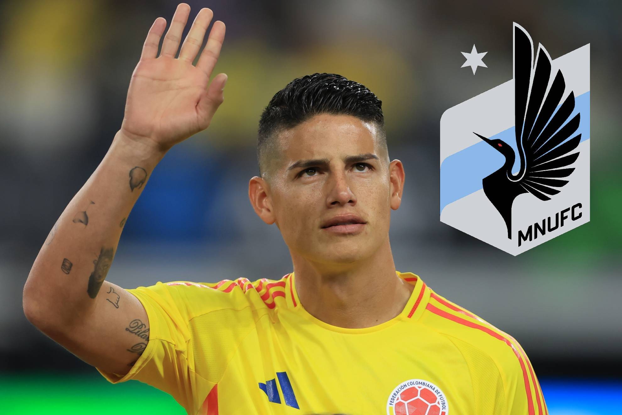 James Rodr�guez, jugador de Colombia que se fue de M�xico