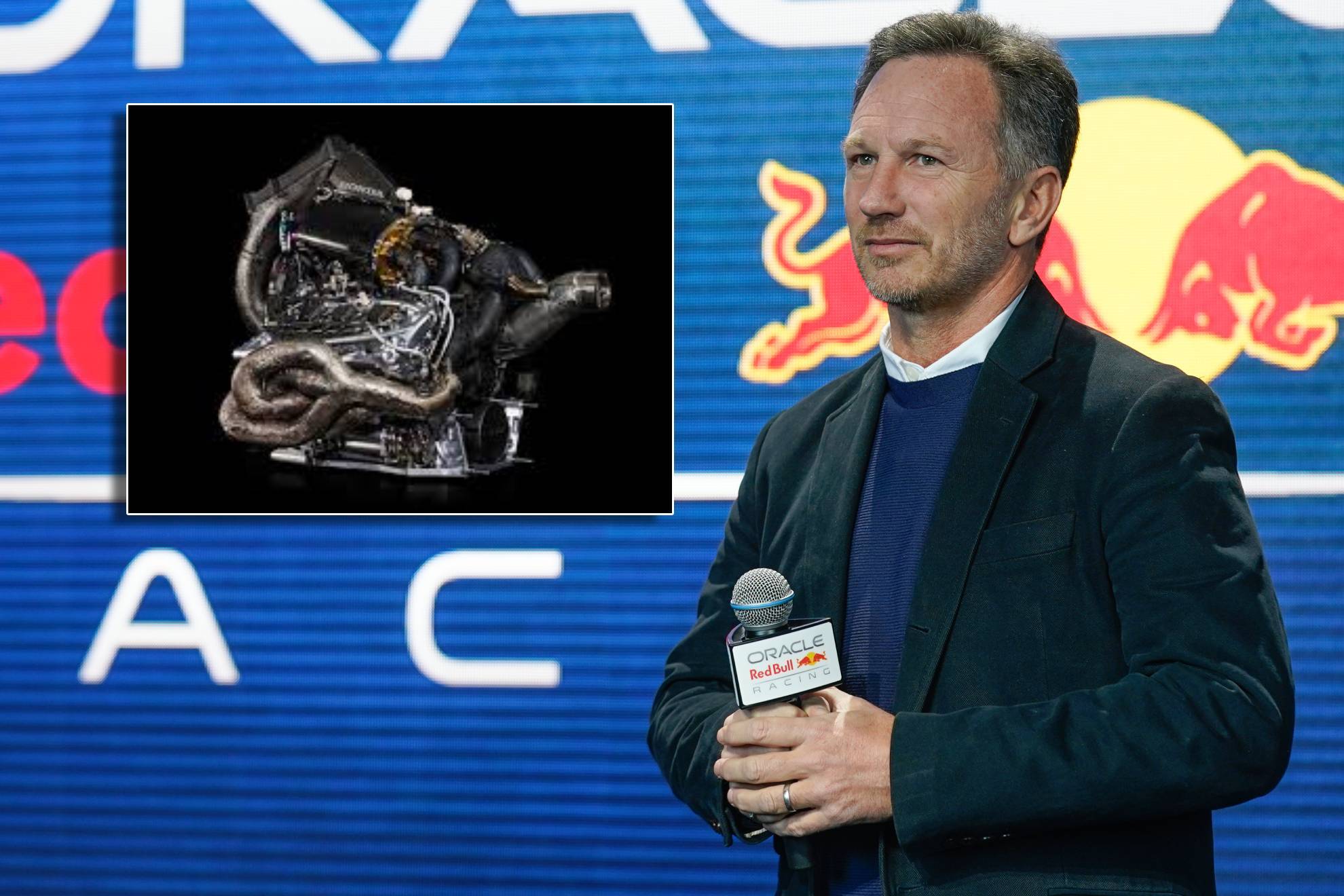 Christian Horner estuvo presente en la presentaci�n de la alianza con Ford