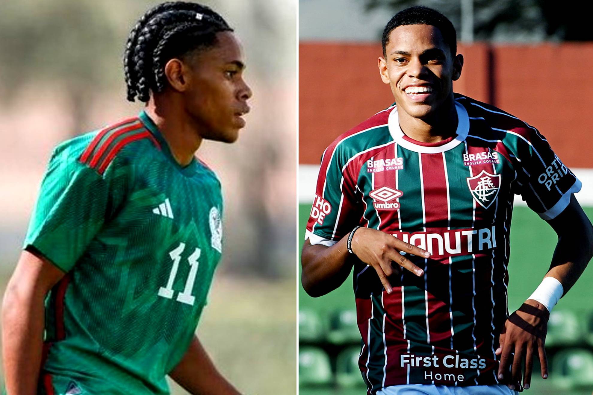 Metheus Reis con M�xico y Fluminense |