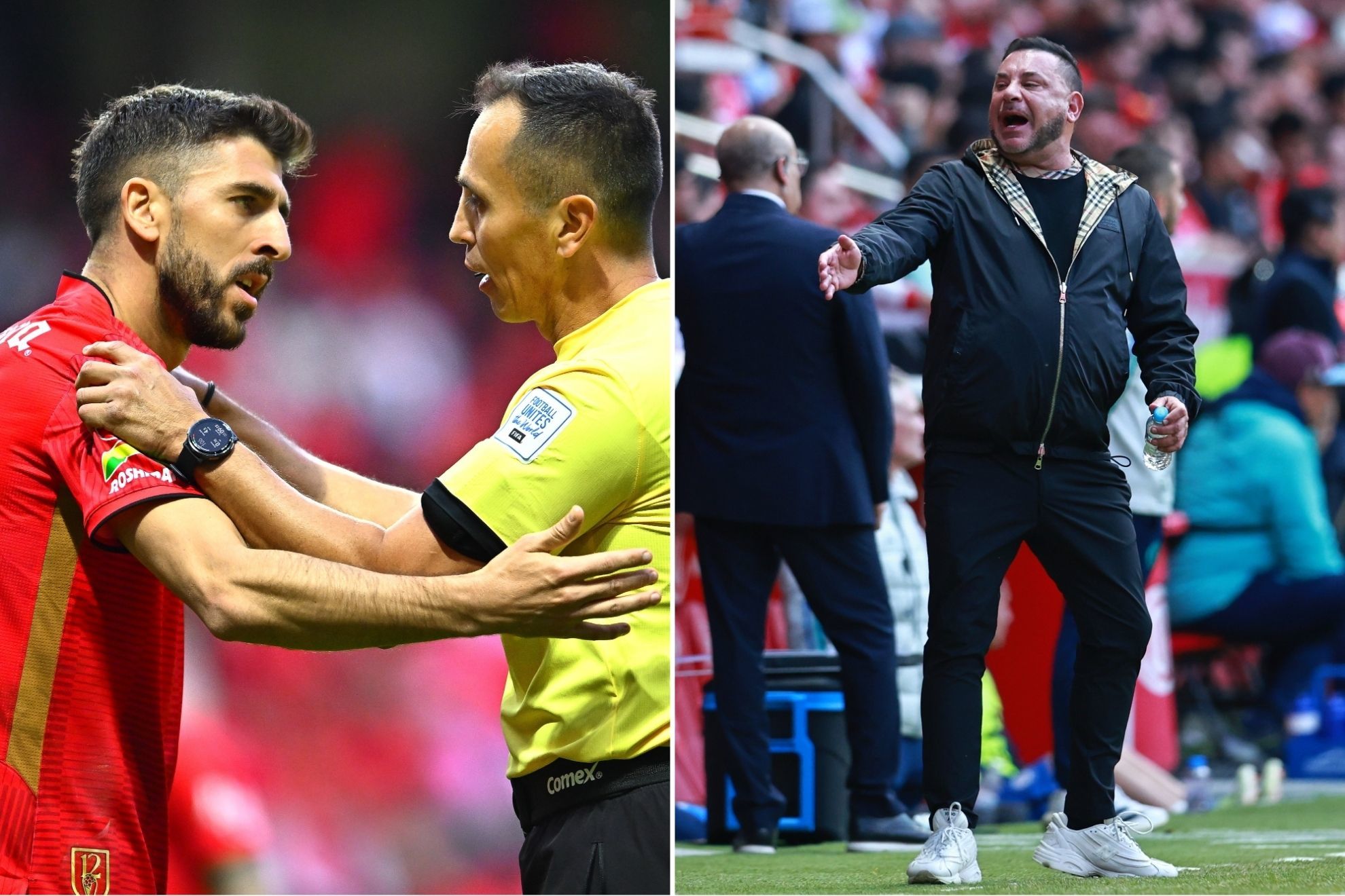 Antonio Mohamed explota contra el arbitraje tras el empate ante Cruz Azul