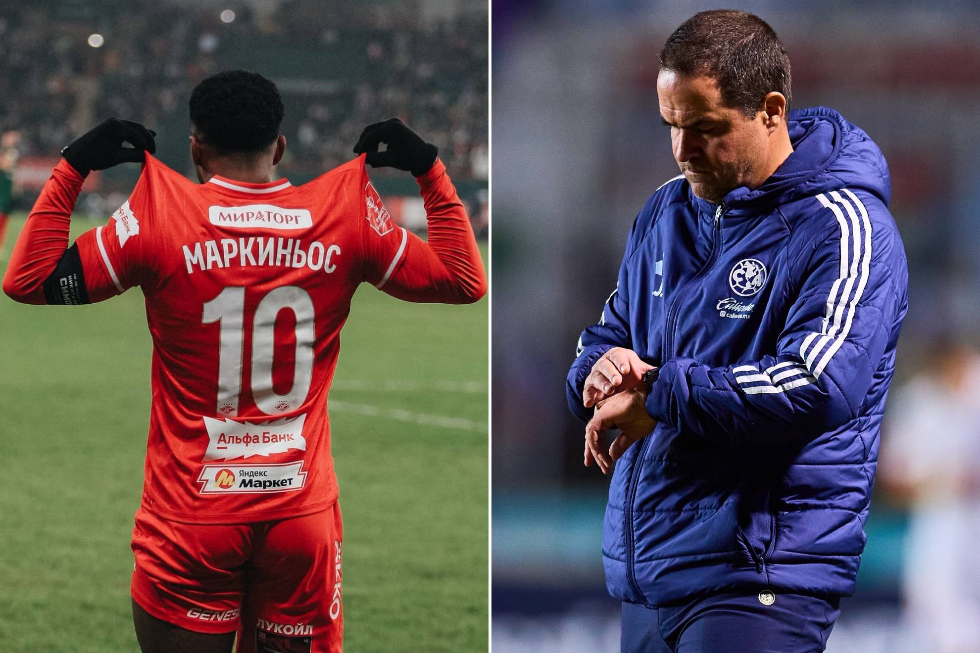 Club Am�rica Andr� Jardine Marquinhos Costa Liga MX Spartak Mosc� Liga Premier de Rusia