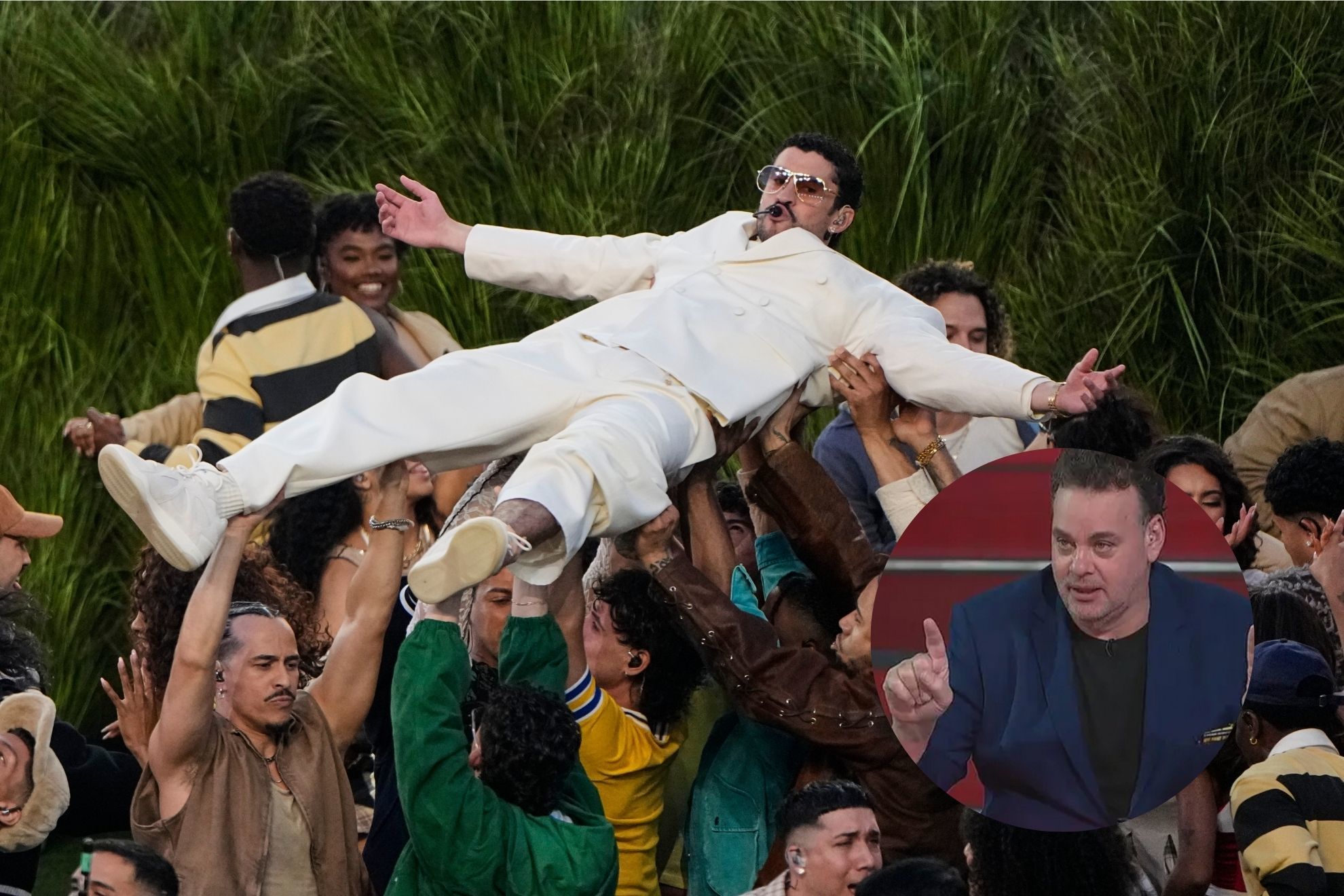 Hay que ser un verdadero idiota: Faitelson critica a los haters del show de Bad Bunny en el Super Bowl