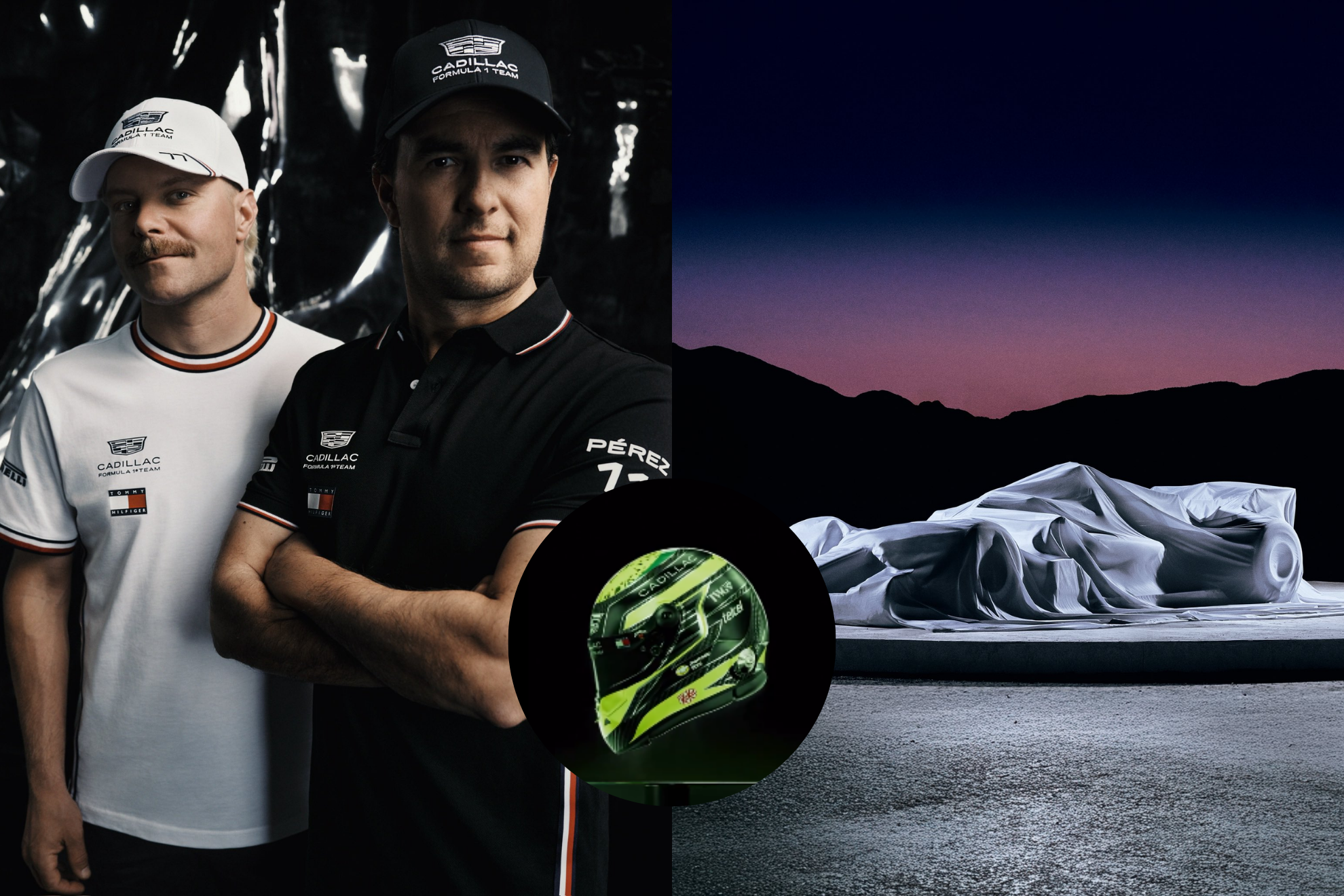 Checo Pérez ya tiene auto y casco con Cadillac para la F1