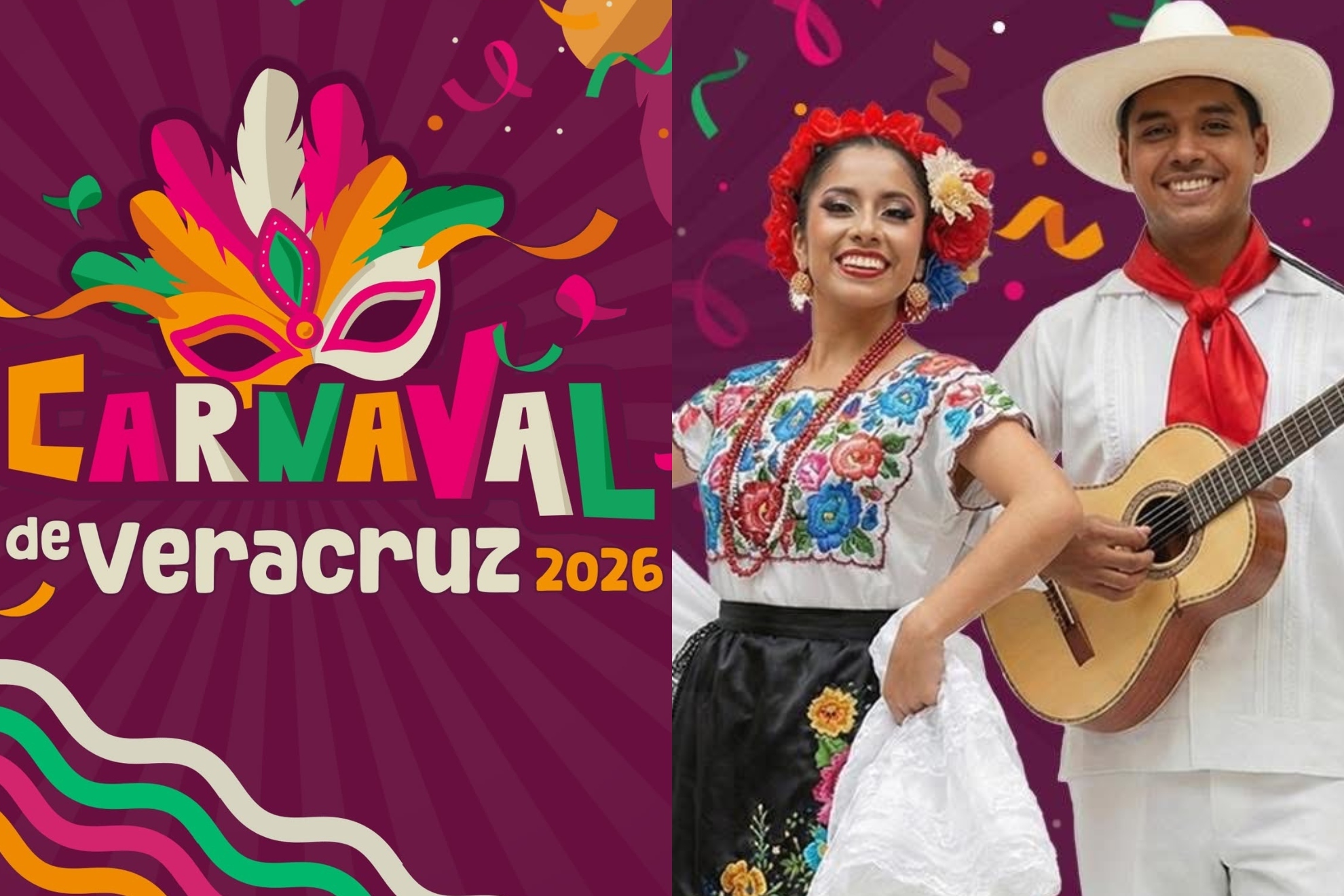 As� es el Carnaval de Veracruz 2026: Cartelera y artistas en concierto