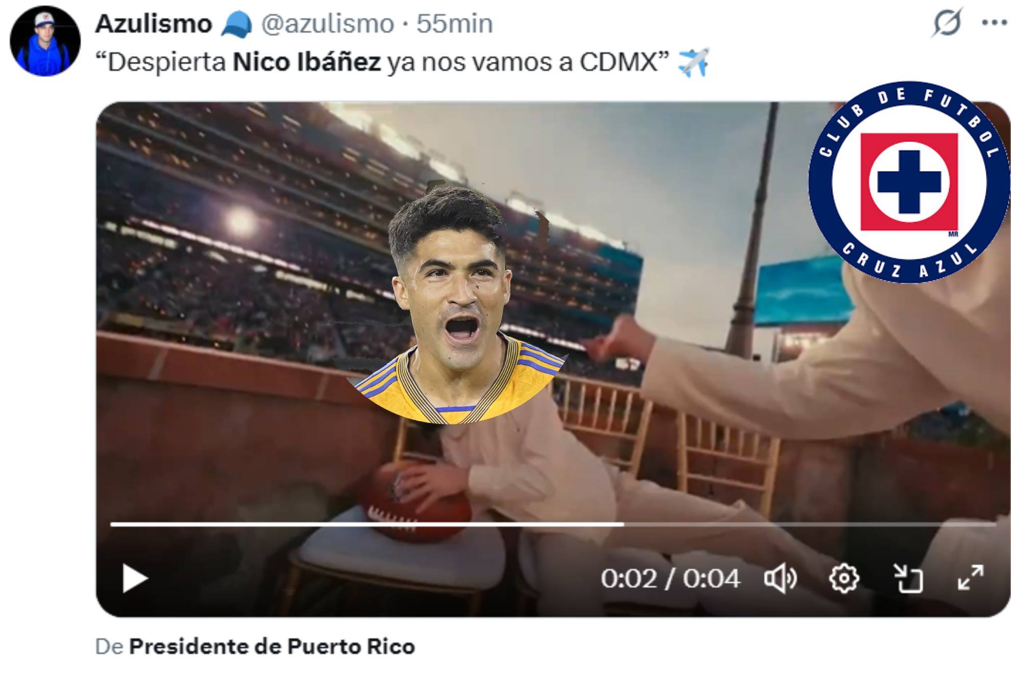 Im�genes in�ditas de como se cerr� seg�n redes sociales el fichaje de Nico Ib��ez a Cruz Azul.