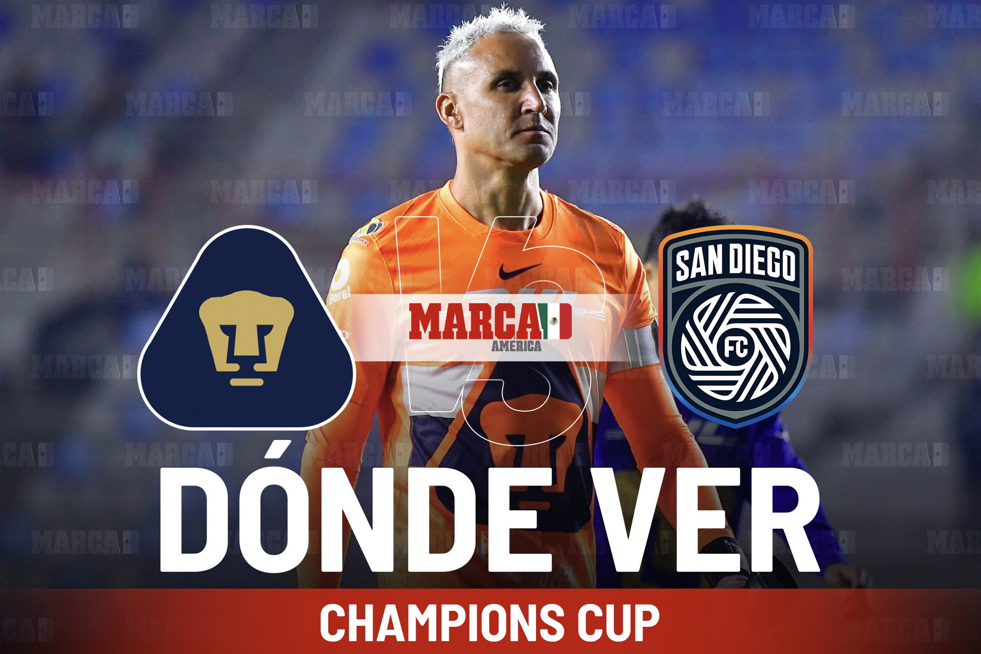 Pumas UNAM vs San Diego FC: D�nde ver y a qu� hora inicia y el posible once con Keylor Navas en Concachampions