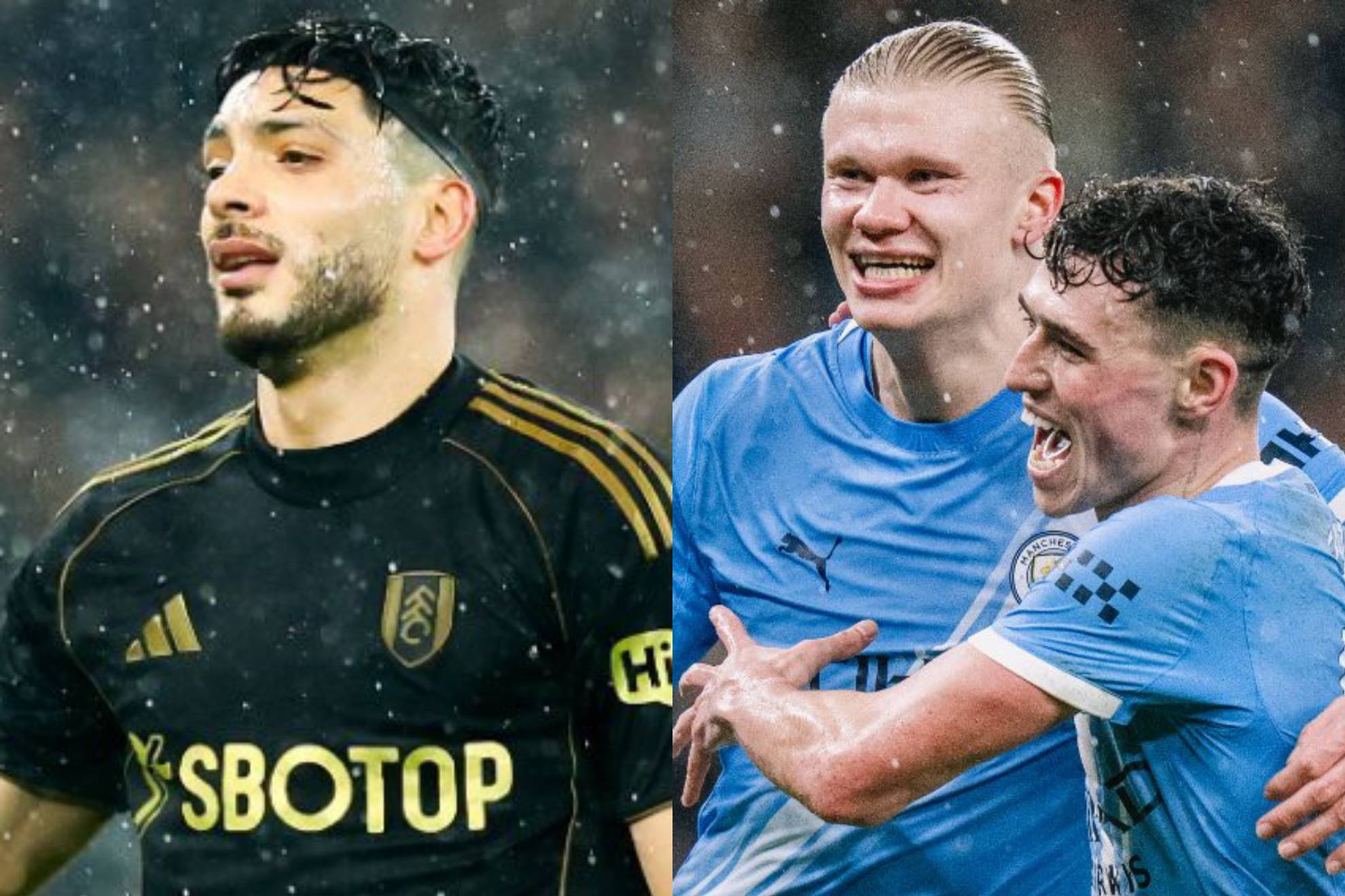 Ra�l Jim�nez, Erling Haaland y Phil Foden.