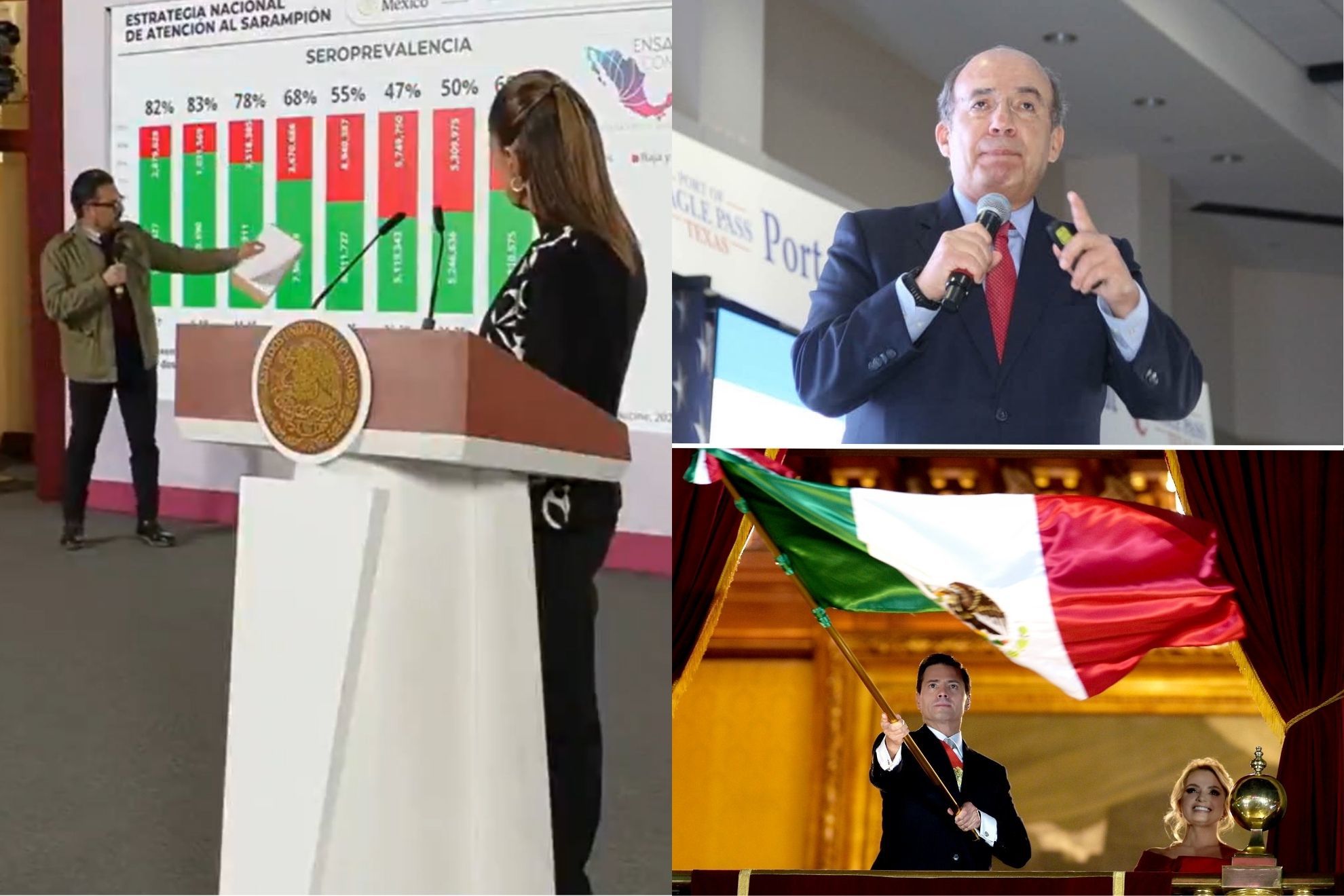 Gobierno de M�xico culpa a Felipe Calder�n y Pe�a Nieto por brote de sarampi�n