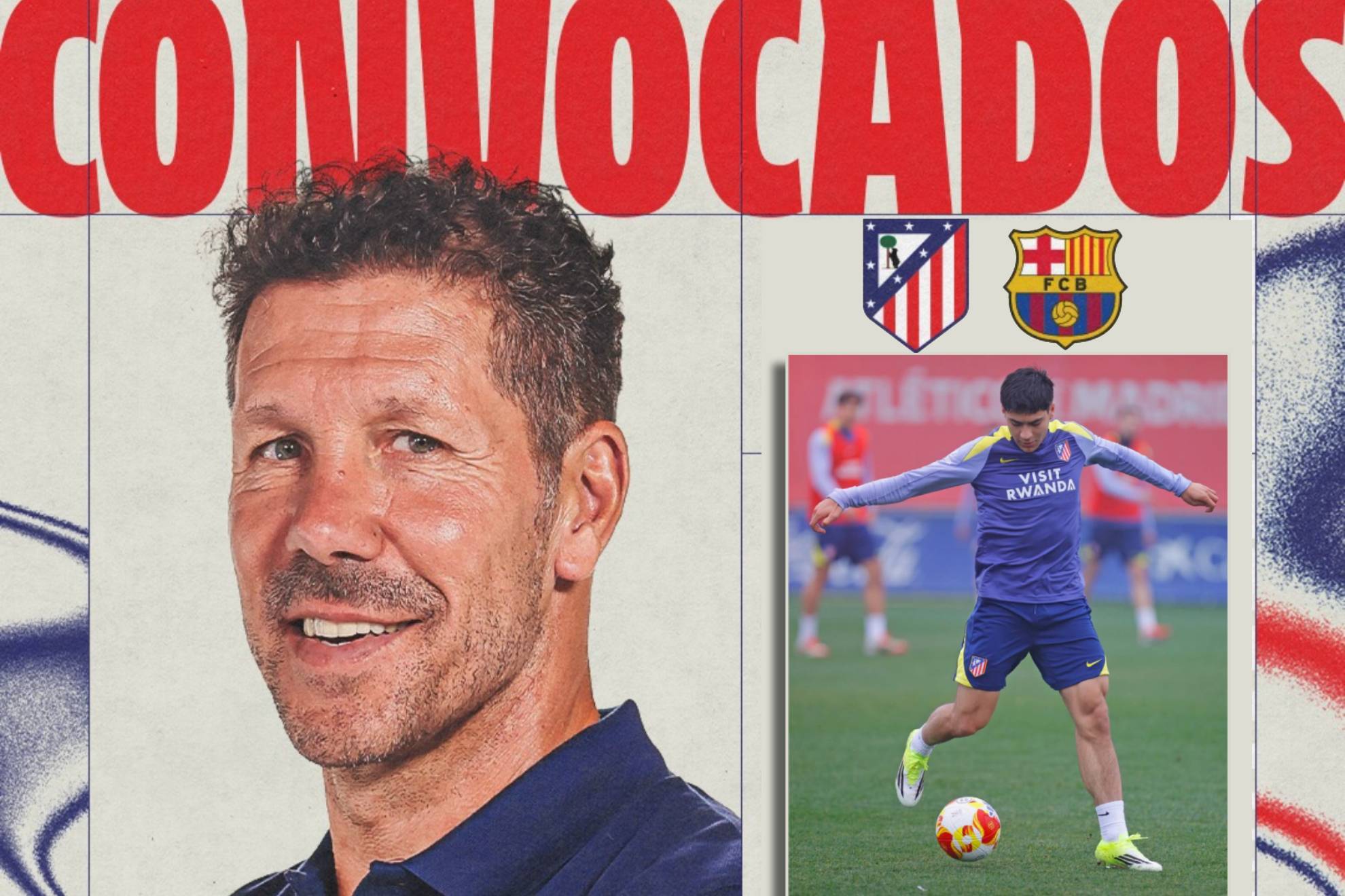 Obed Vargas en la convocatoria ante FC Barcelona