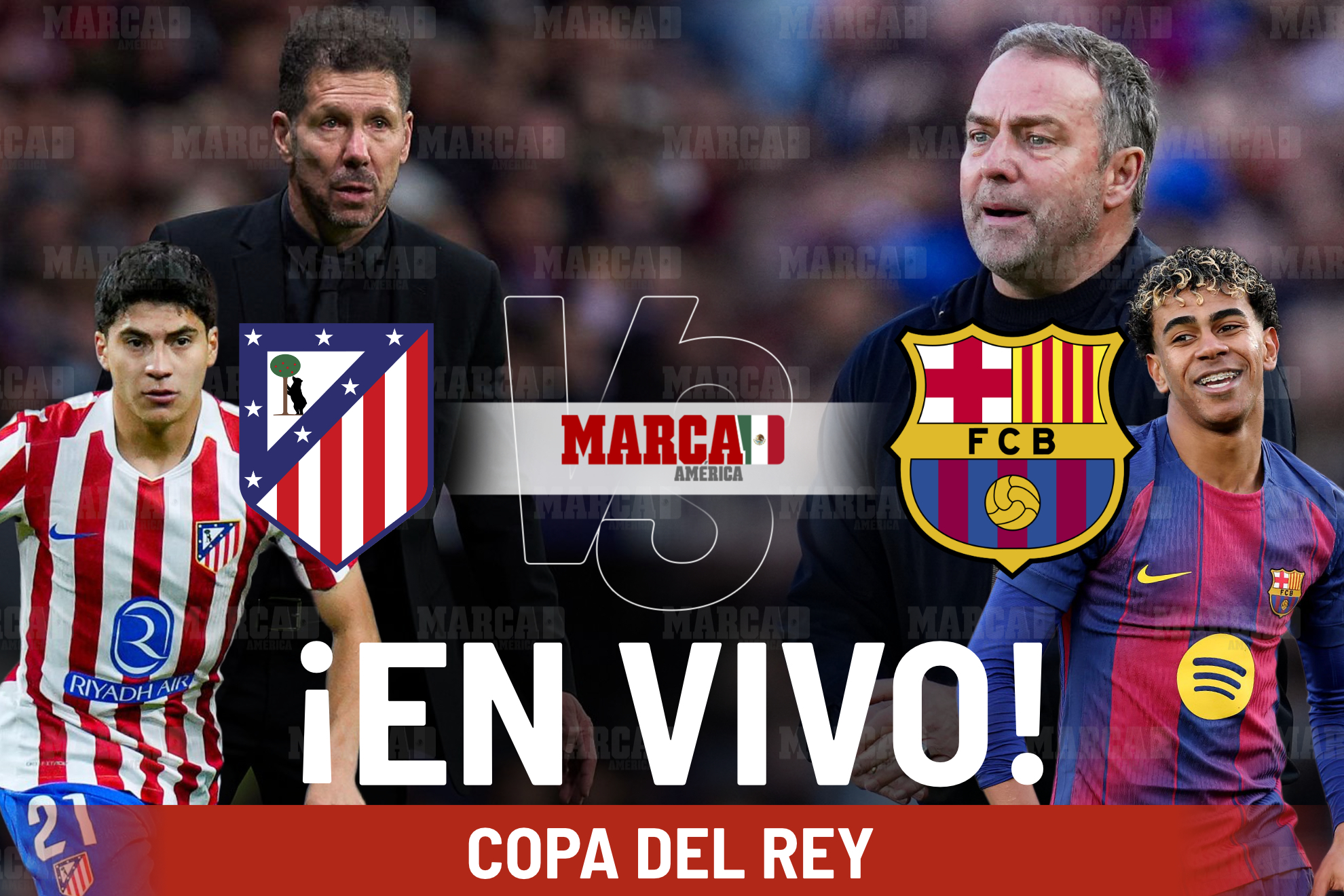 �C�mo qued� Atl�tico de Madrid vs Barcelon? Semifinal de Copa del Rey 2026: Goleada hist�rica para Cholo Simeone