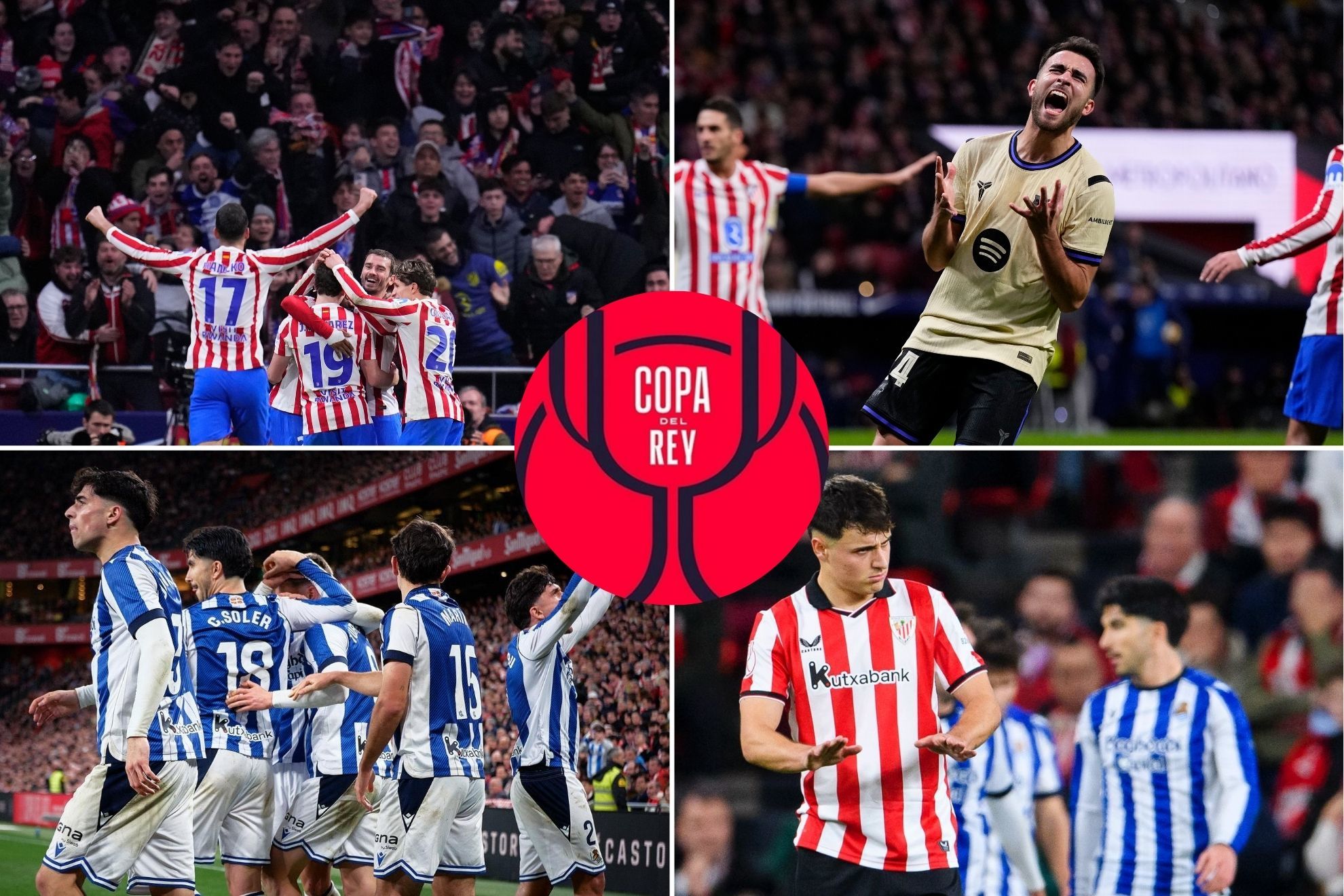 �C�mo quedaron las semifinales de ida en la Copa del Rey 2026?