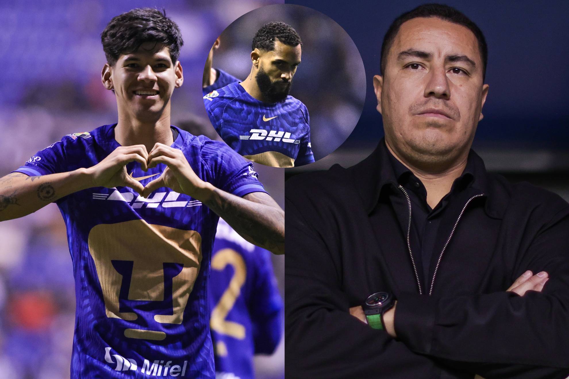 Robert Morales / Juninho / Efra�n Ju�rez |