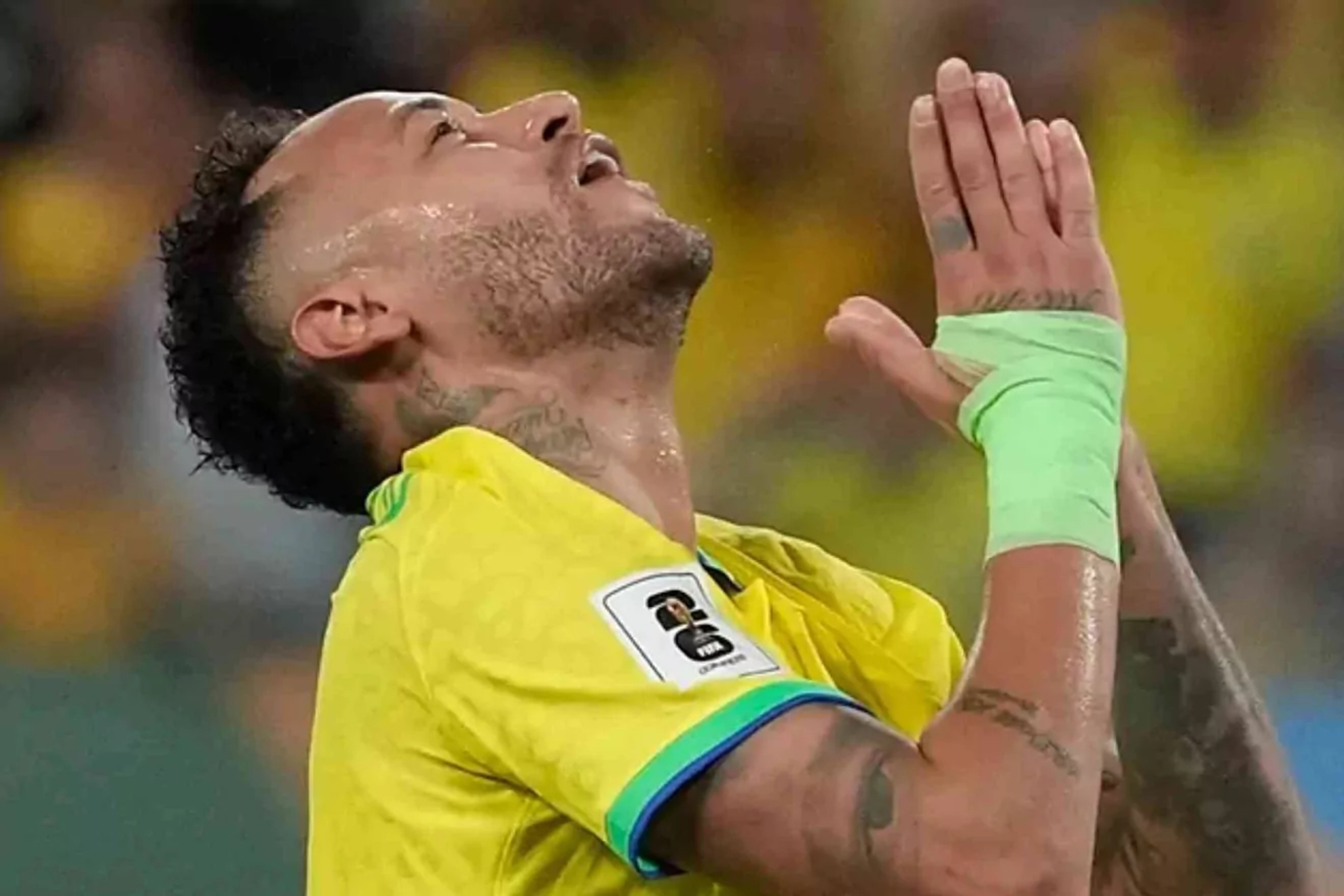 Neymar, con Brasil