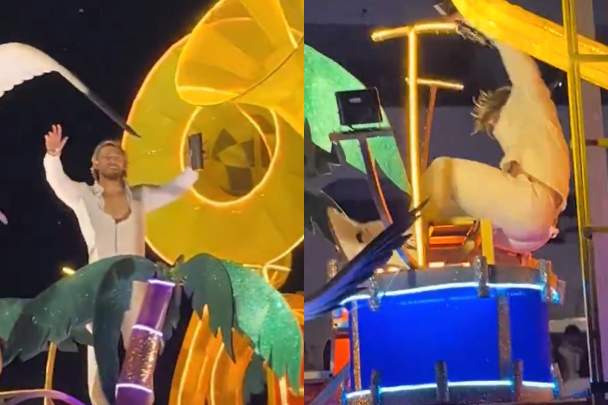 Aldo de Nigris con peligrosa ca�da en el Carnaval de Mazatl�n, �qu� le pas� al ganador de La Casa de los Famosos?