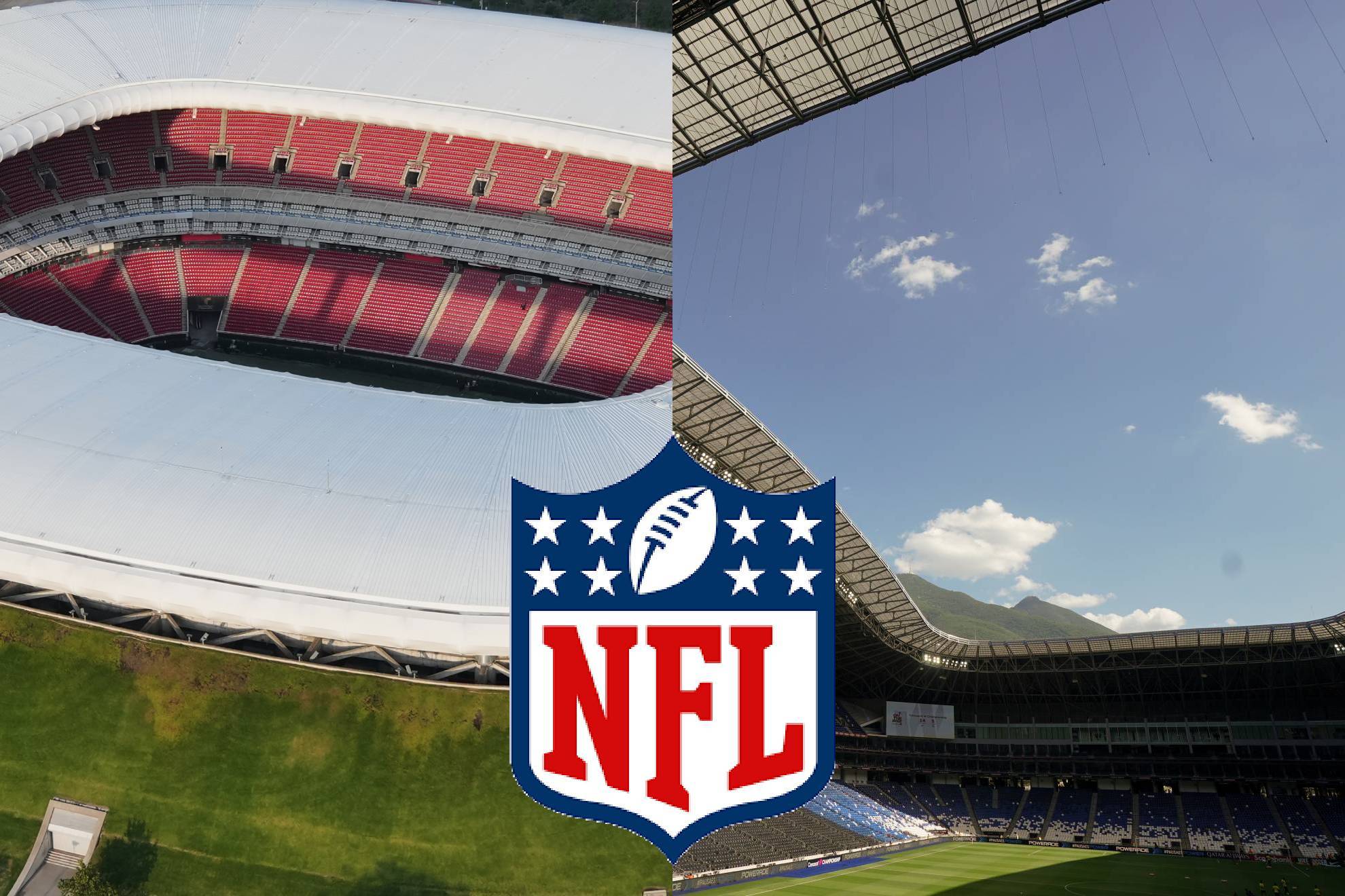 Estadio Akron y Estadio BBVA.