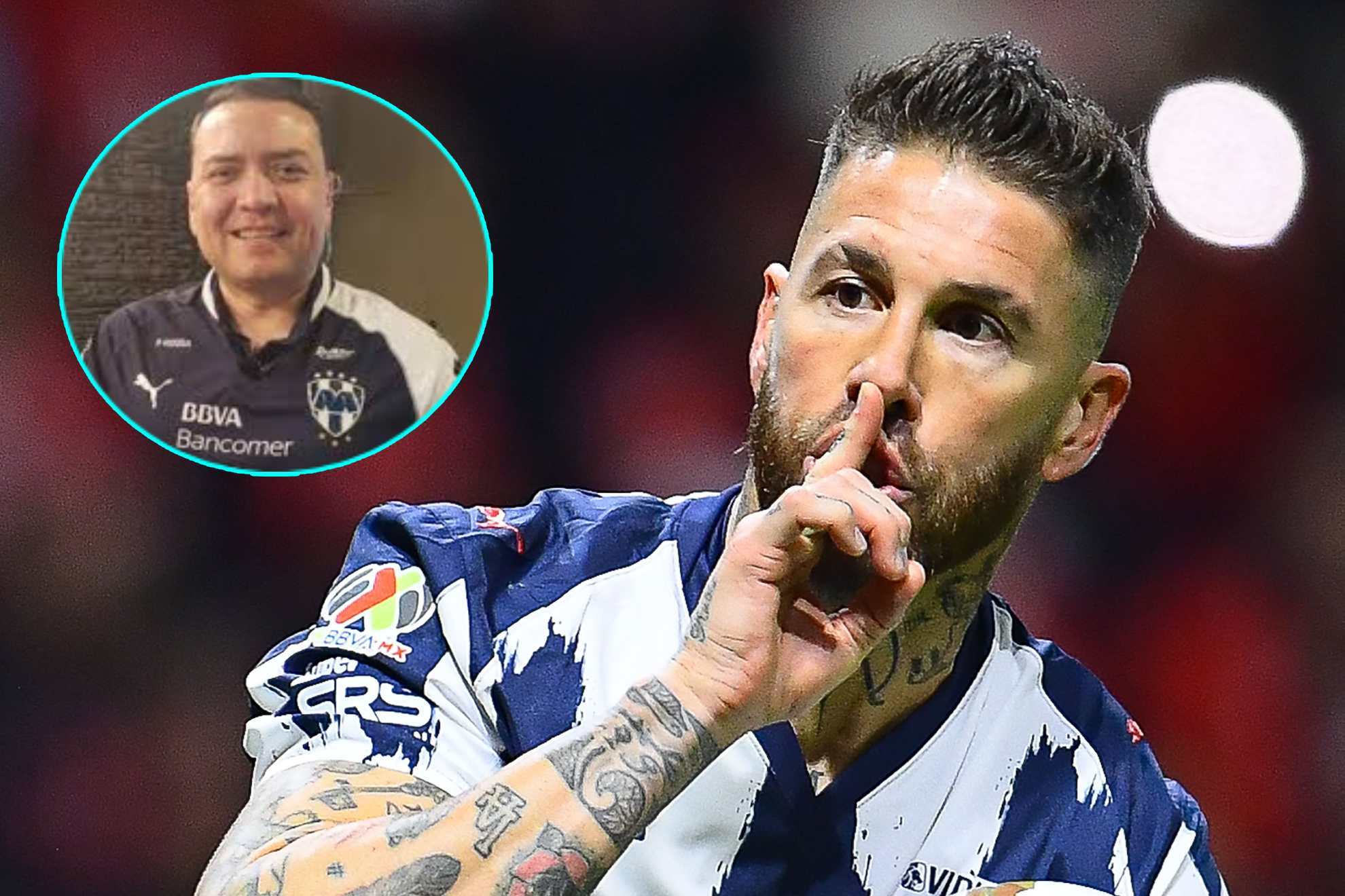 Willie Gonz�lez, el periodista con escudo de Rayados, ataca a Sergio Ramos