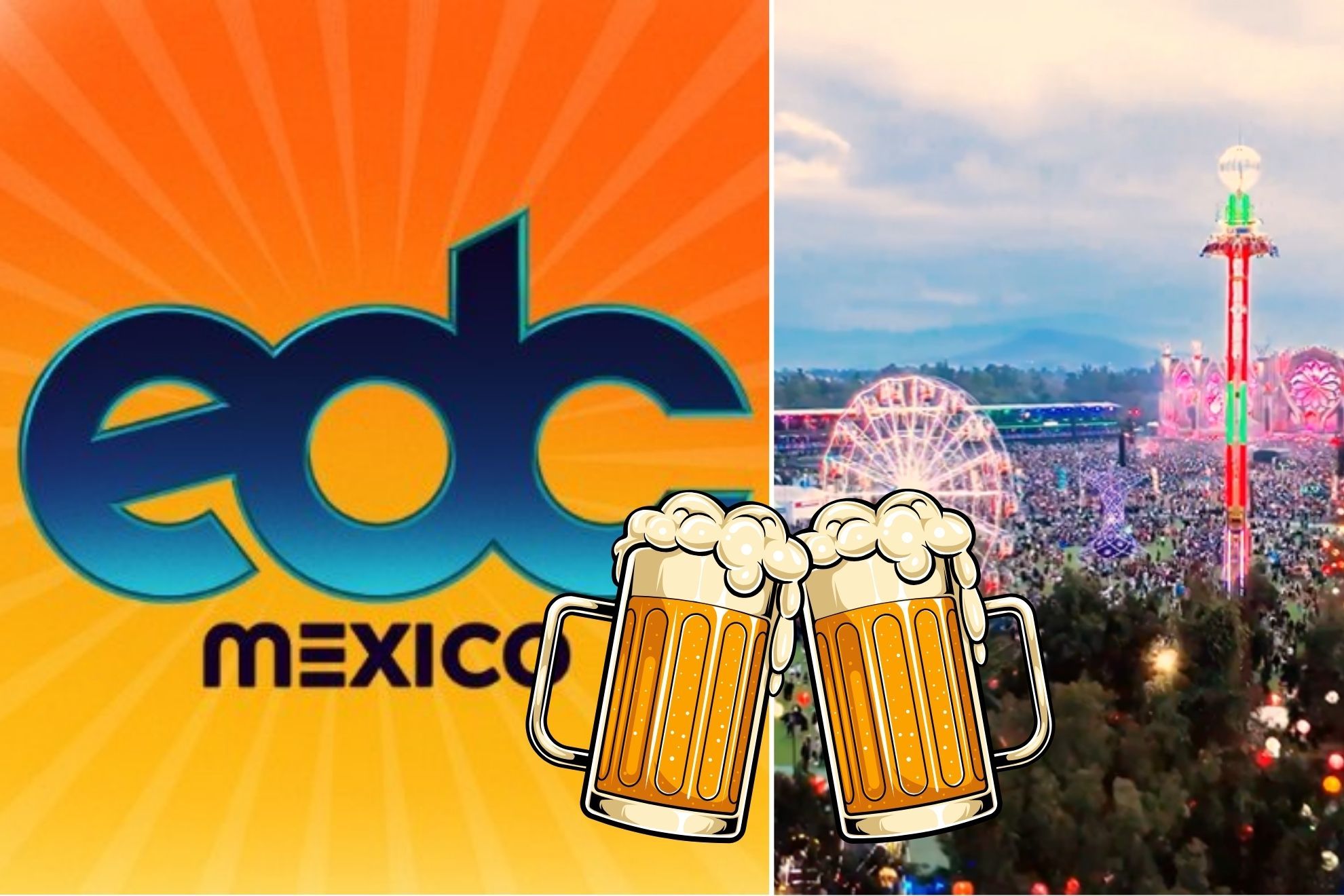 EDC M�xico Cerveza: �Qu� tan cara est� la cerveza en el EDC M�xico 2026?