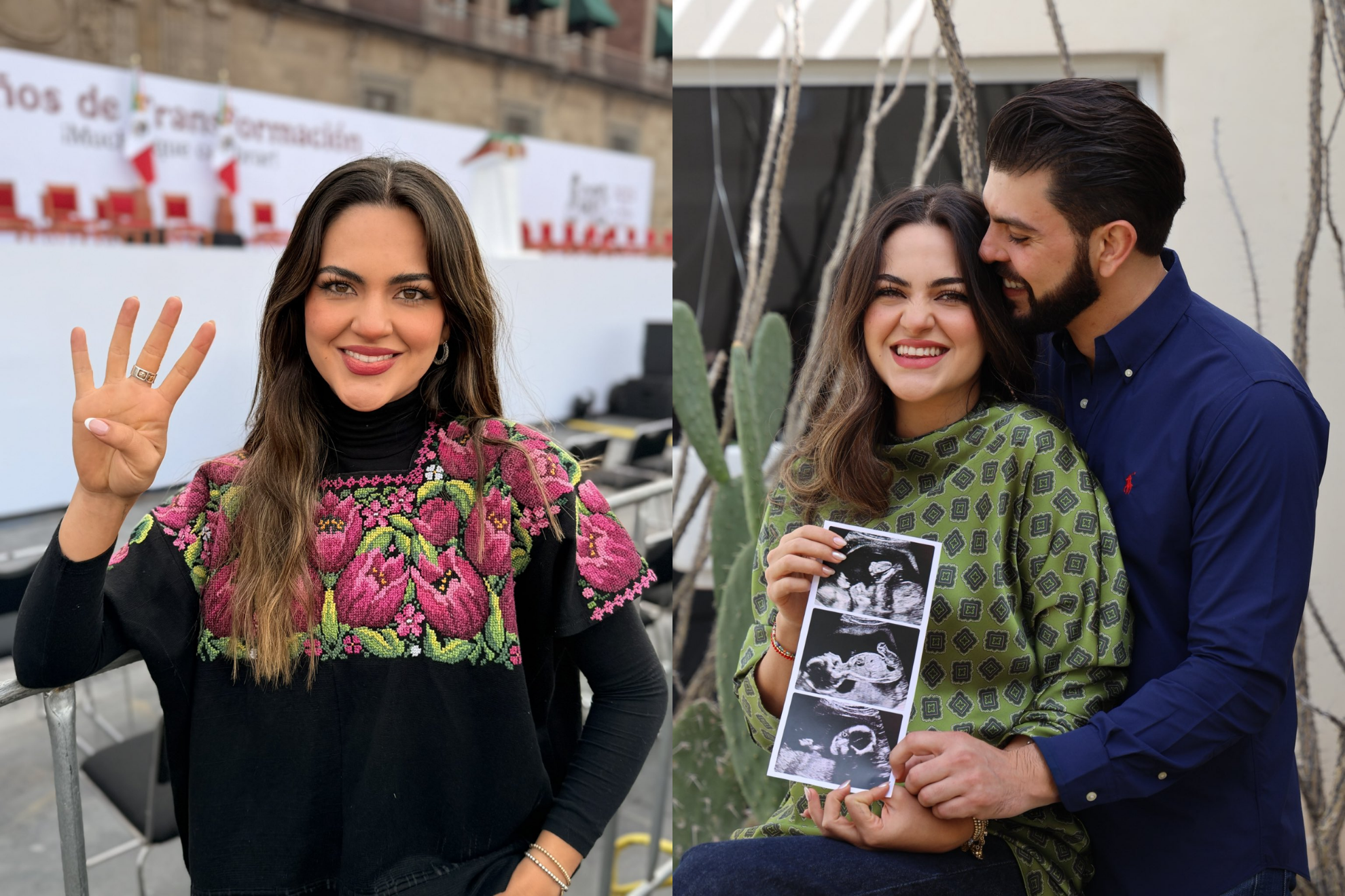 Andrea Ch�vez anuncia embarazo en medio de pol�micas y las redes estallan