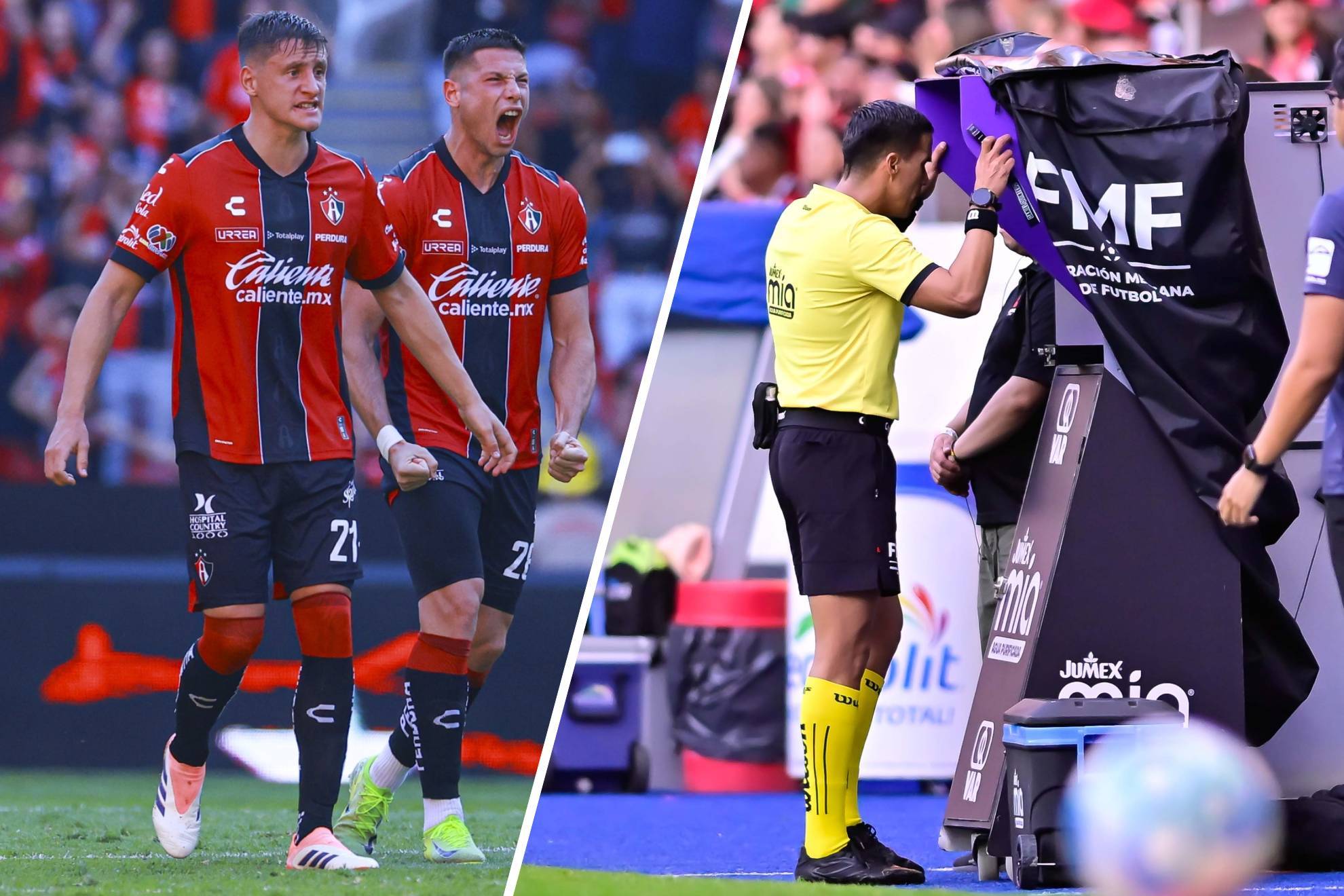 El VAR fue protagonista en el Estadio Jalisco