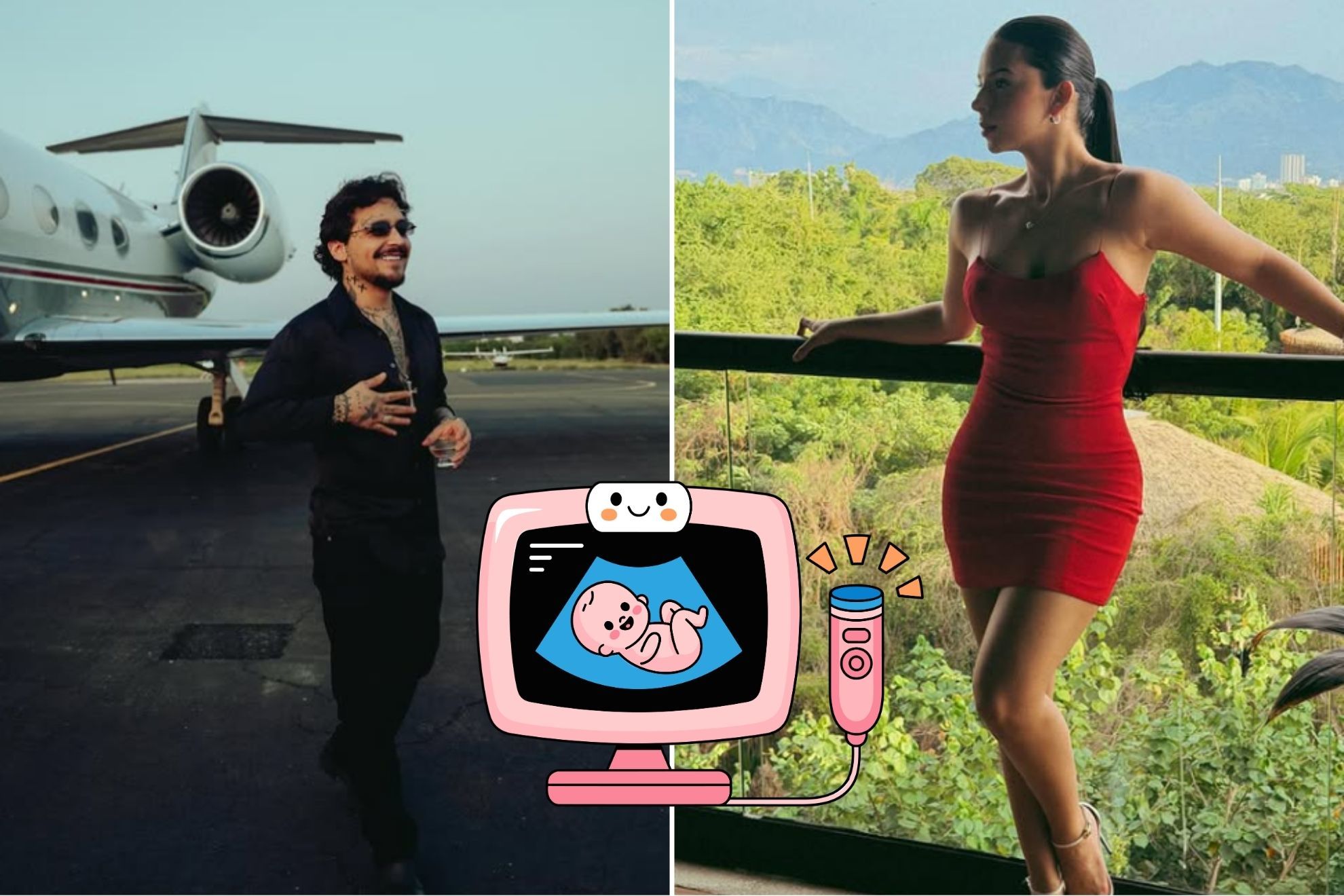 �Christian Nodal y �ngela Aguilar ser�n pap�s? Filtran supuesto ultrasonido de embarazo