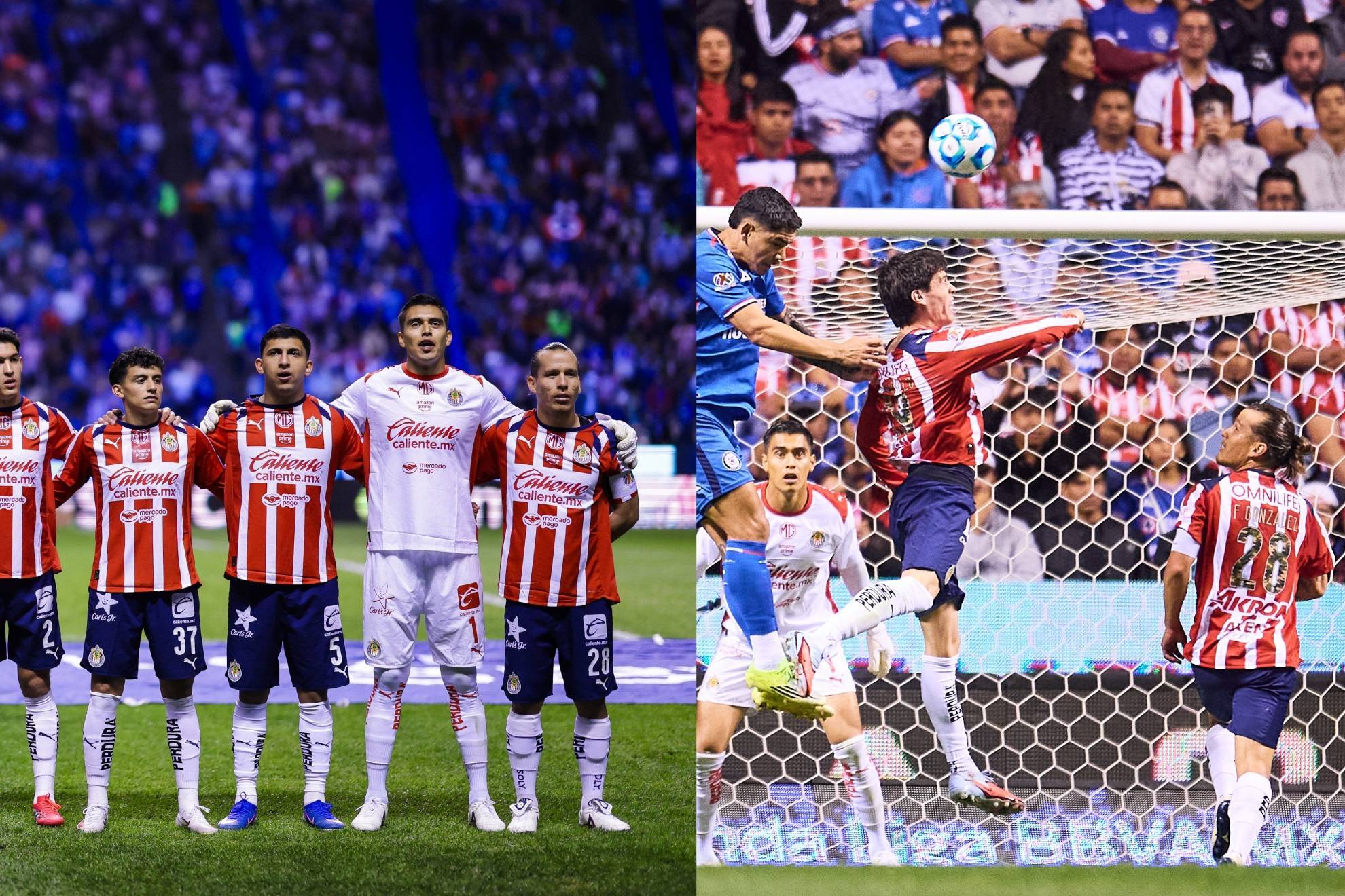 Superioridad de Chivas ante Cruz Azul en el Estadio Cuauht�moc