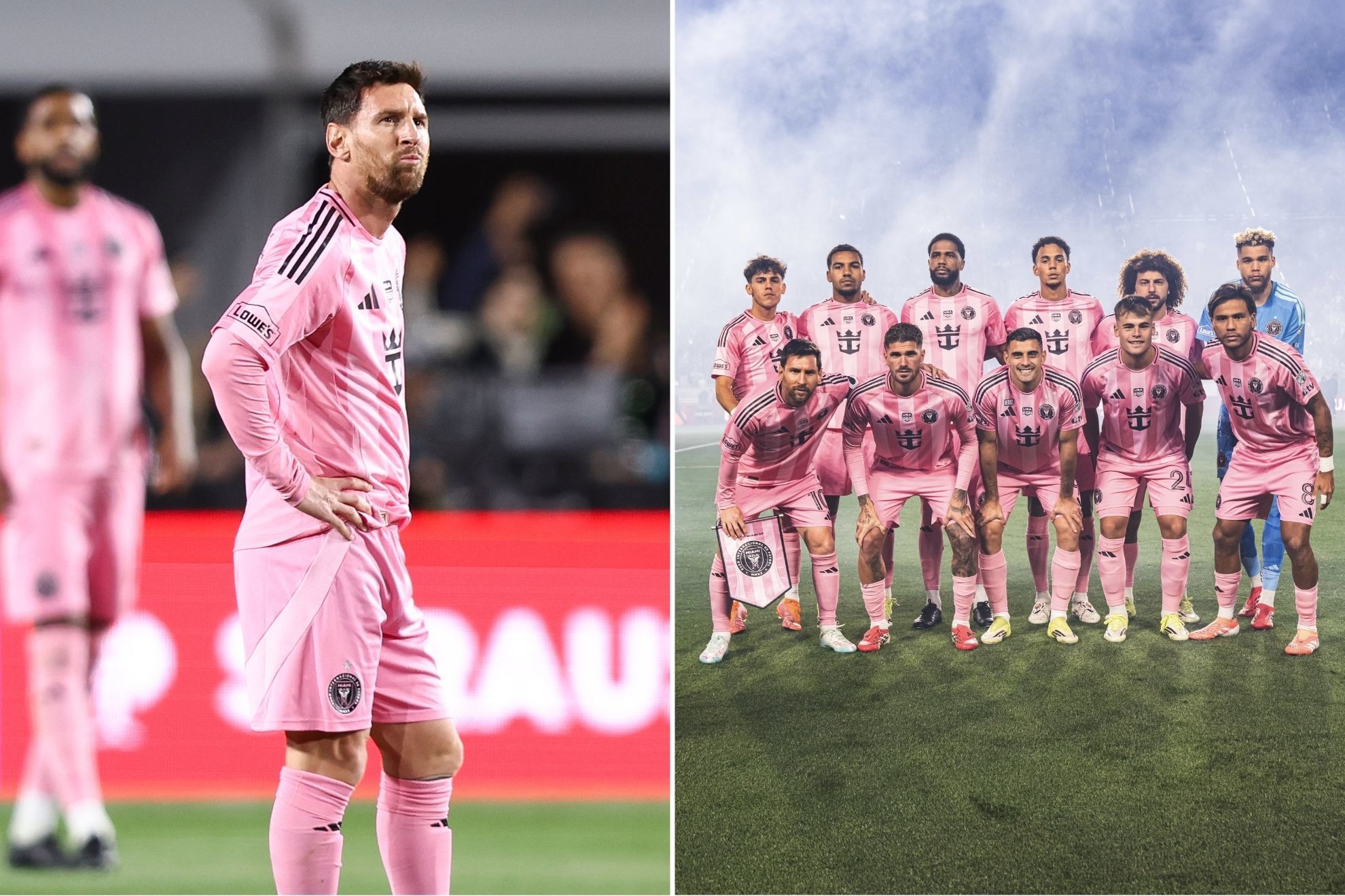 debut amargo de Germ�n Berterame; le abollan la corona a Lionel Messi