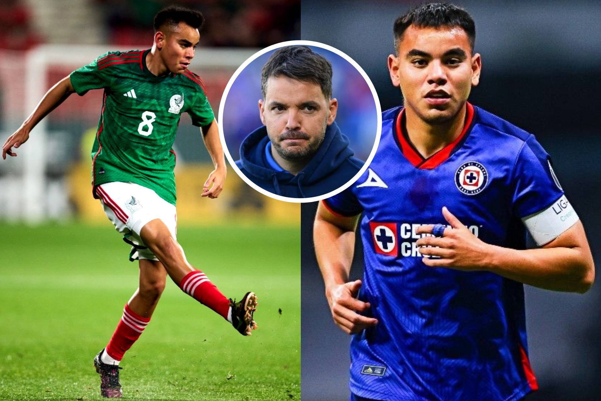 Charly Rodr�guez con la selecci�n mexicana y Cruz Azul |