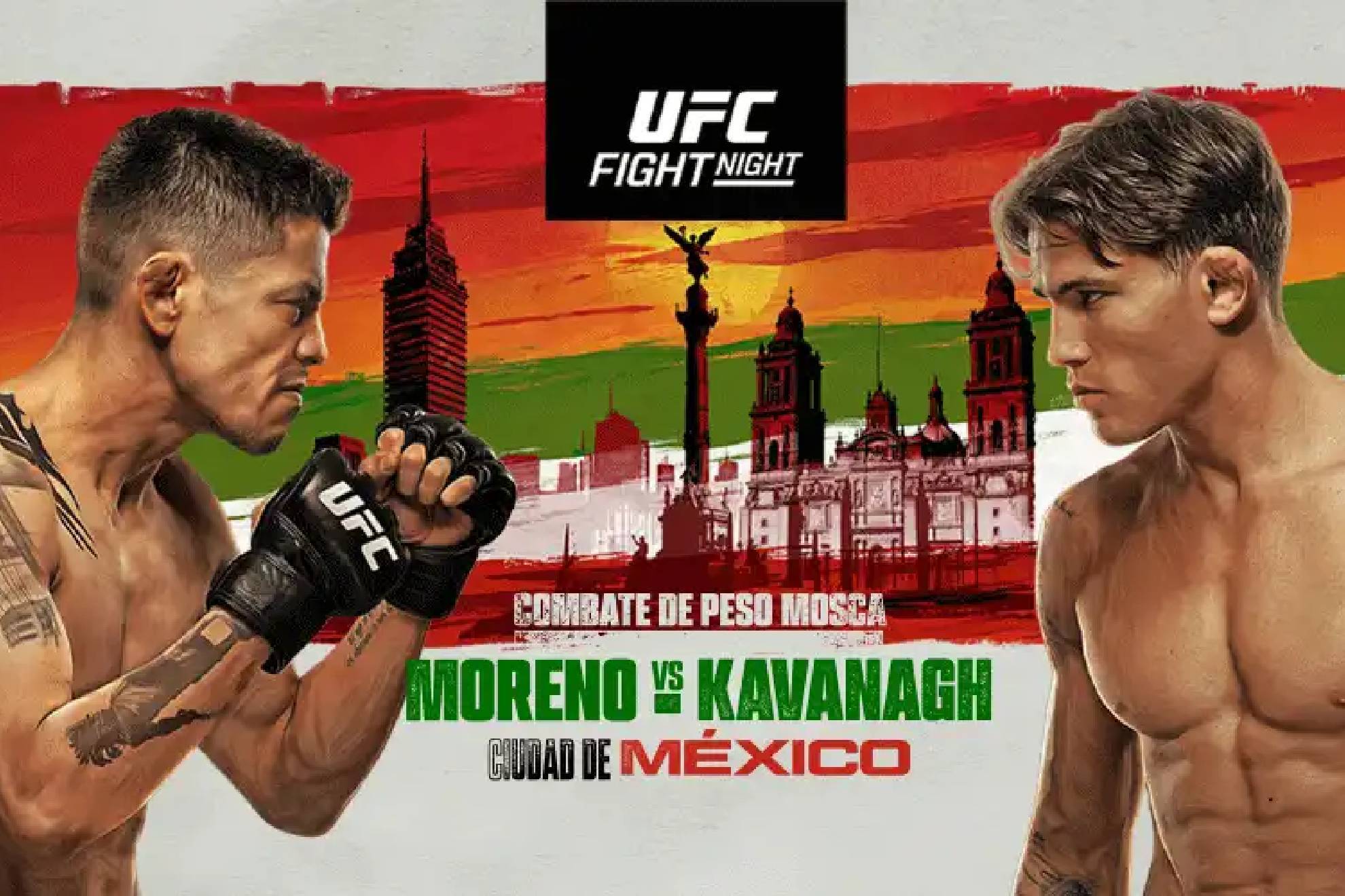 Todo listo para UFC en M�xico con Moreno vs Kavanagh en la Arena CDMX