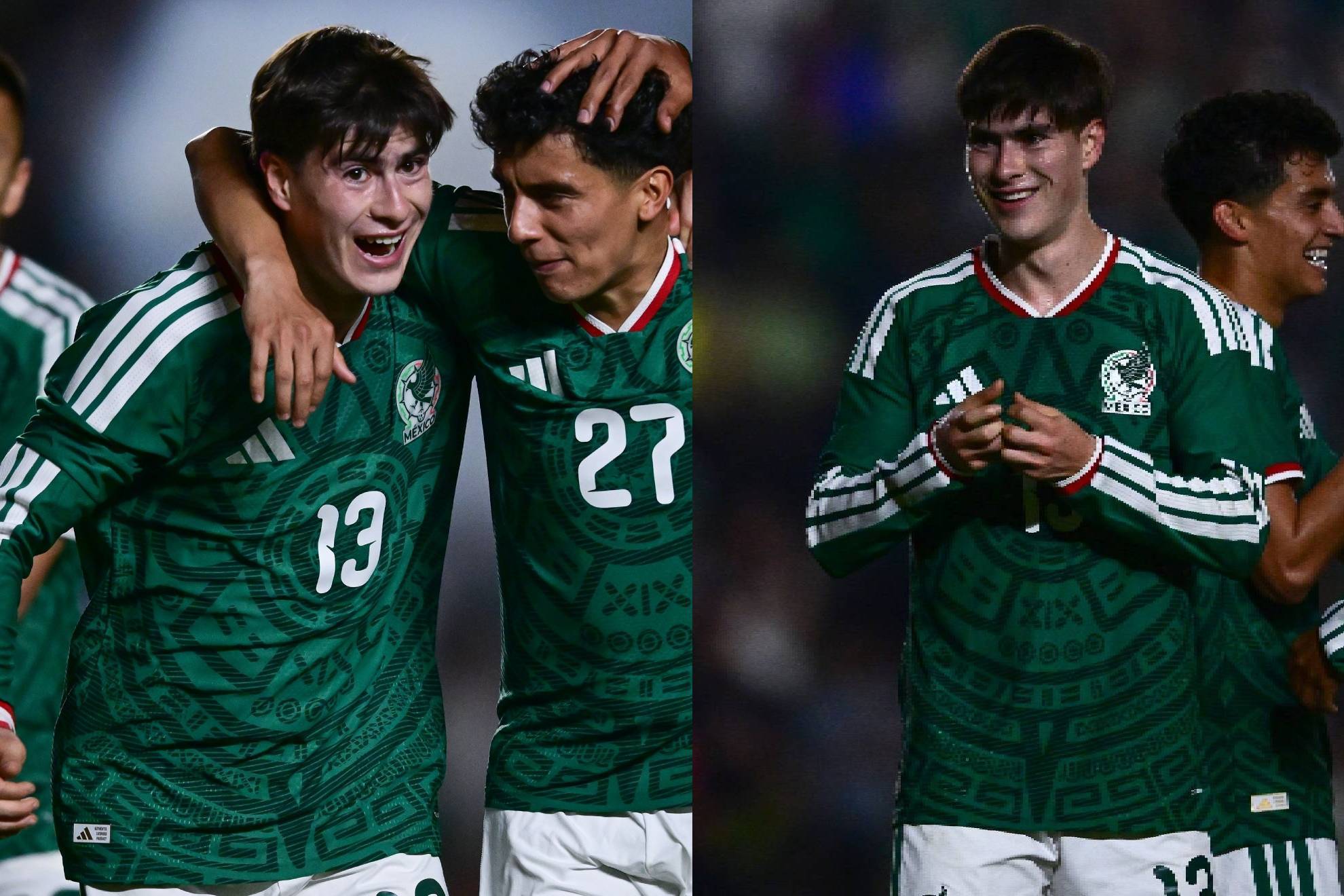 Armando Hormiga Gonz�lez anota por primera vez con la Selecci�n Mexicana.