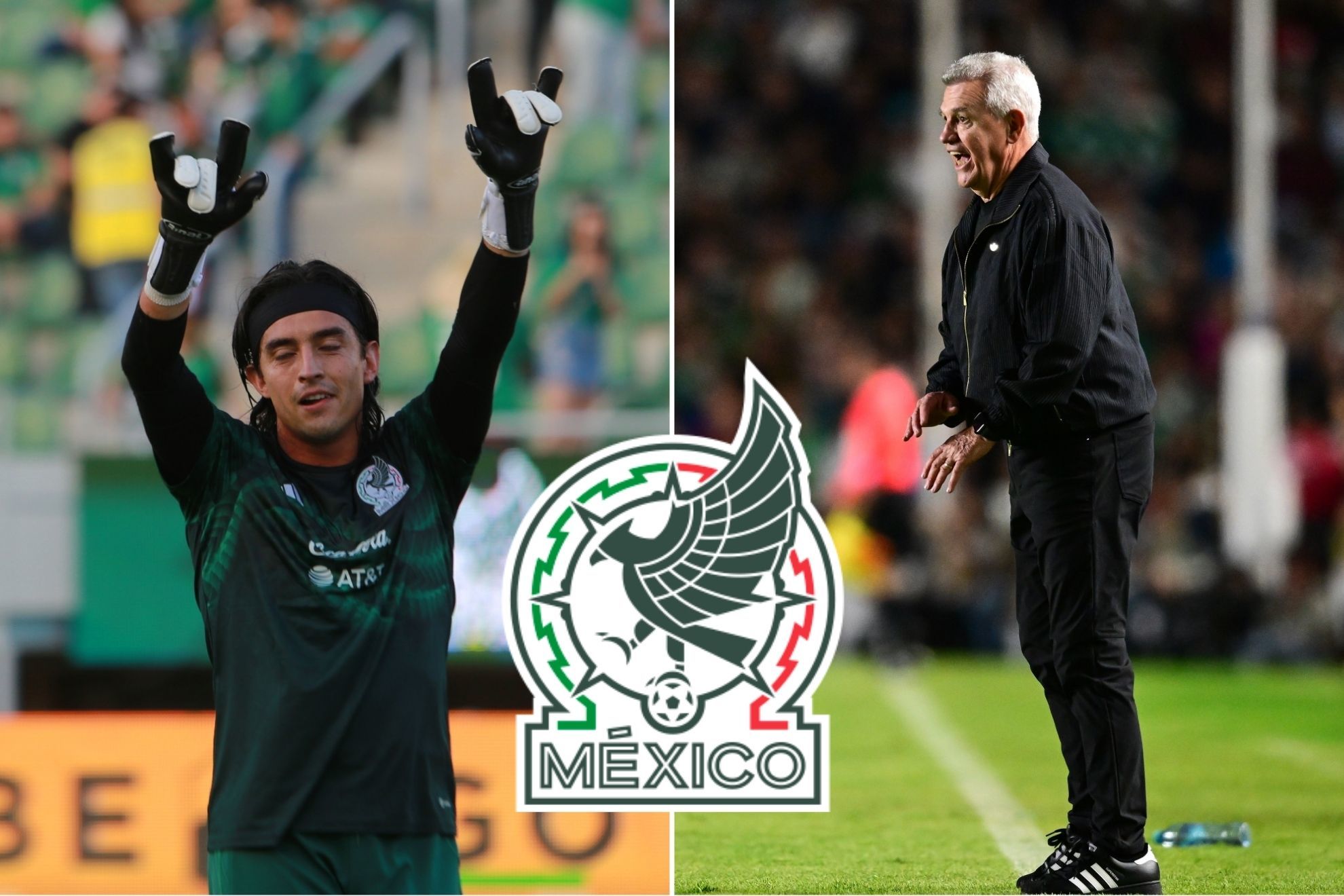 Javier Aguirre conversa con un aficionado en el M�xico vs Islandia por Carlos Acevedo