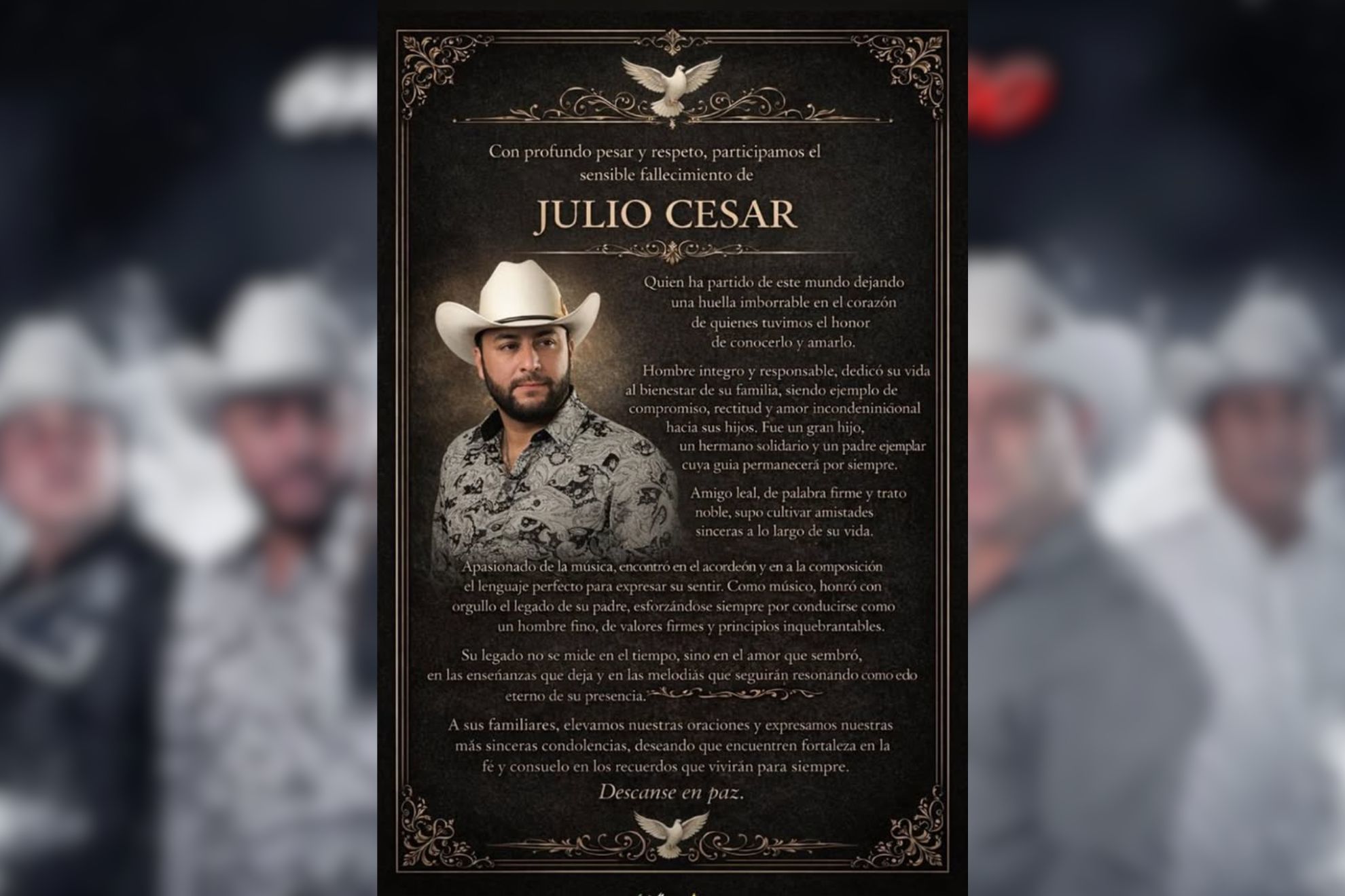 �Qu� mensaje public� Grupo Arraigado tras la muerte?