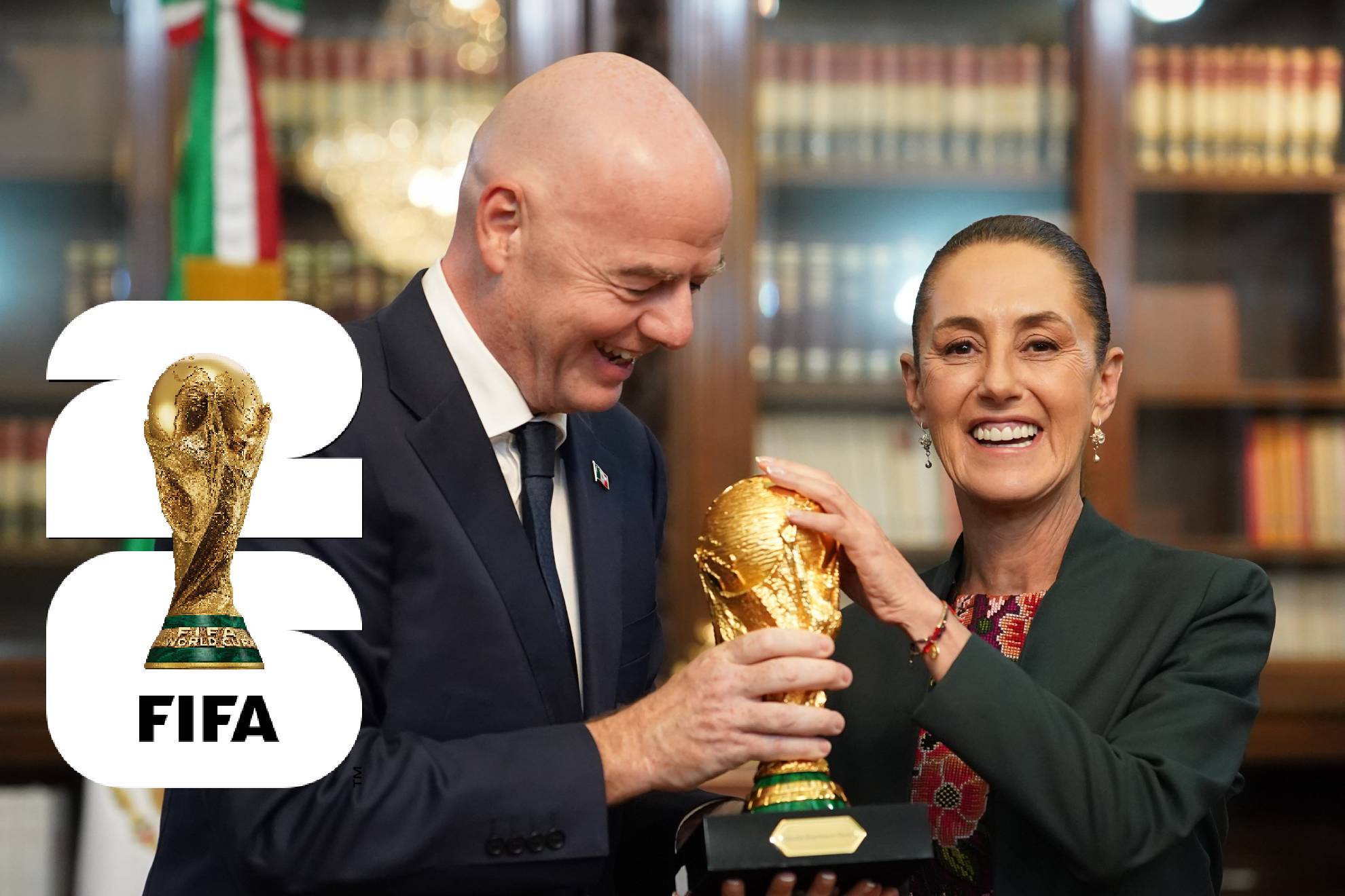 Claudia Sheinbaum presume llamada telef�nica con Infantino para confirmar Mundial 2026.