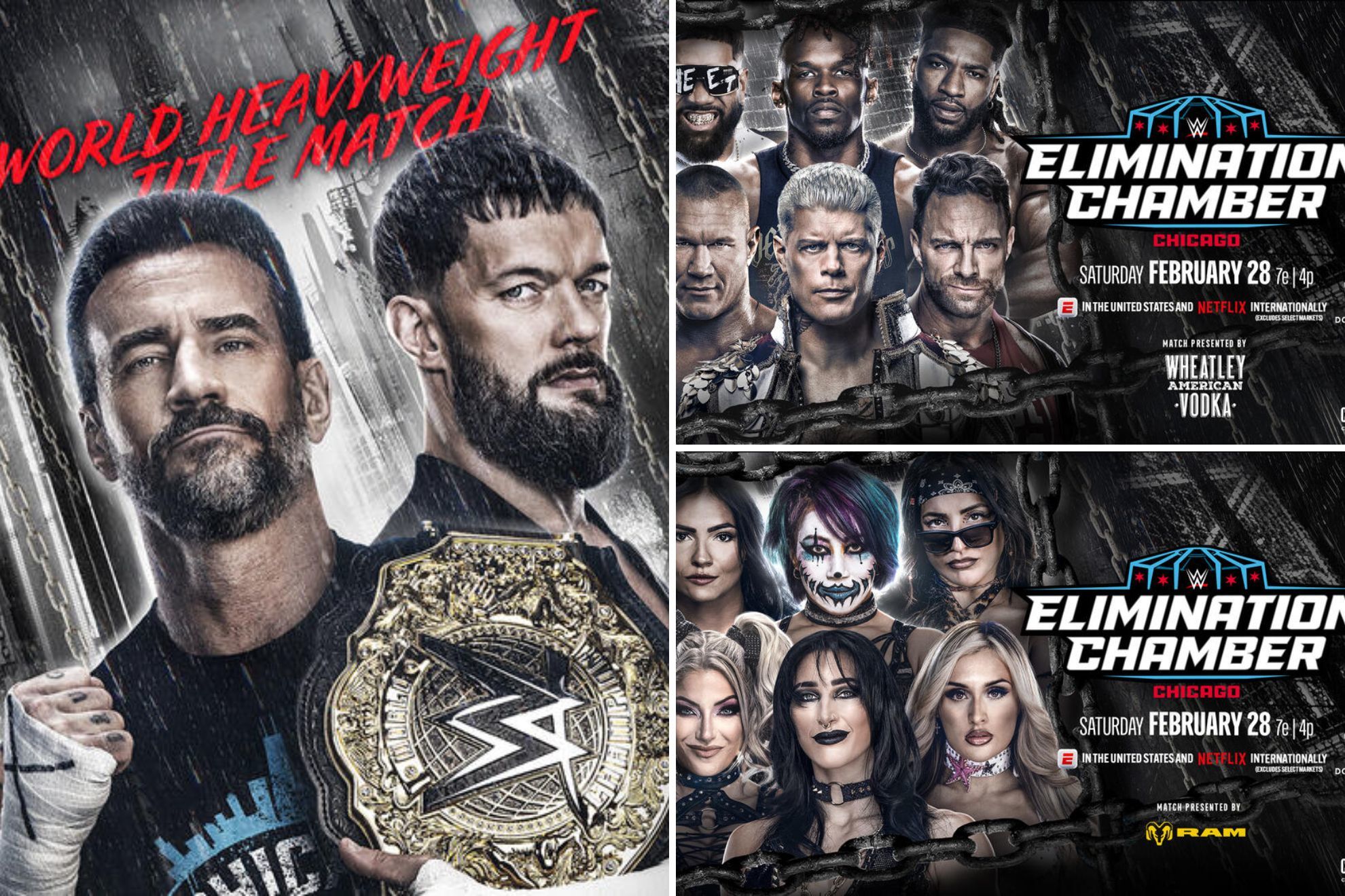 �Cu�l es la cartelera para el WWE Elimination Chamber 2026? CM Punk, Randy Orton y toda la lista de luchadores