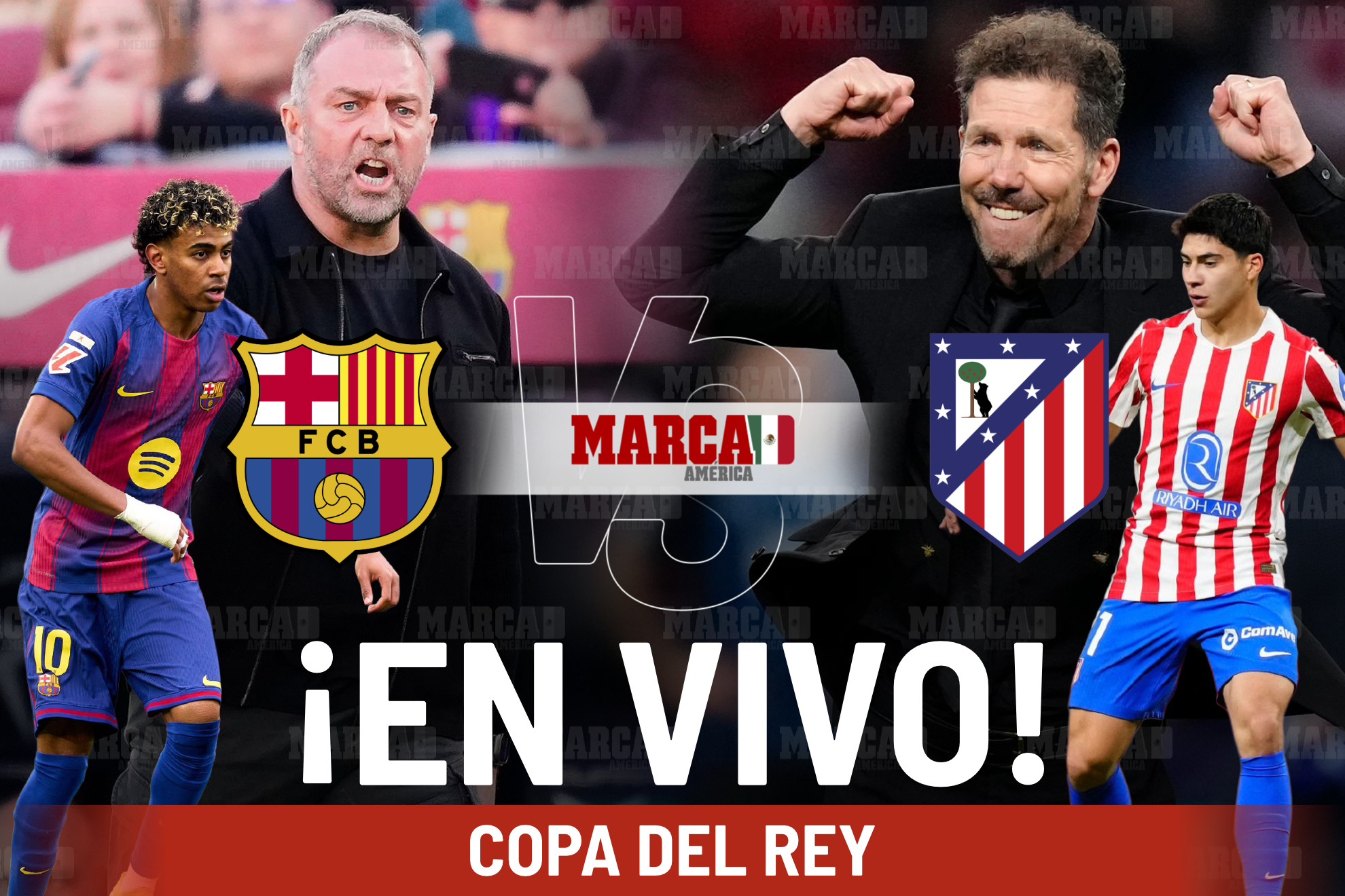 �C�mo qued� Barcelona vs Atl�tico de Madrid? Resultado partido de Obed Vargas y Lamine Yamal Semifinal de la Copa del Rey 2026