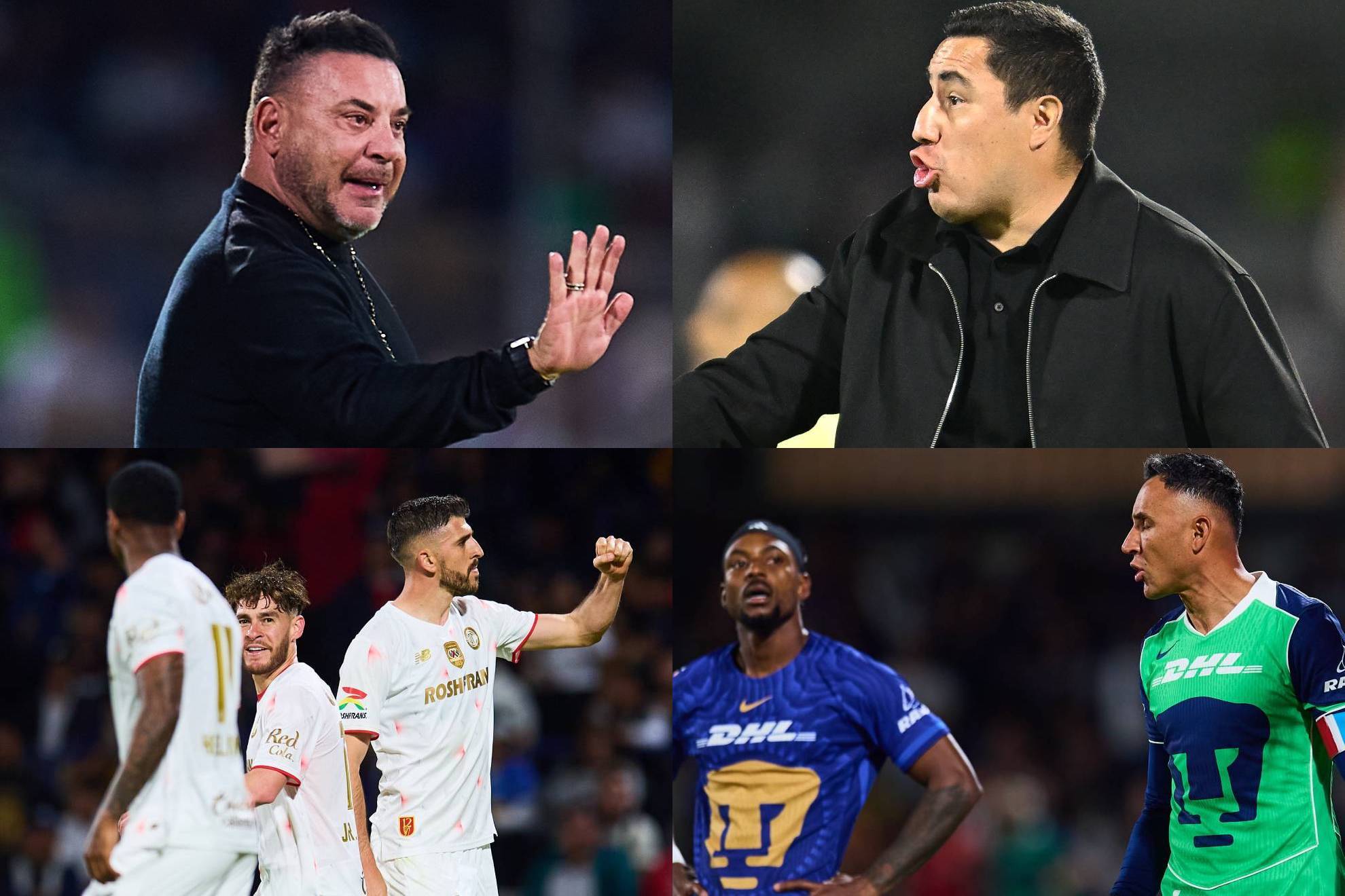 Turco Mohamed, Efra�n Ju�rez, Paulino y Keylor Navas.